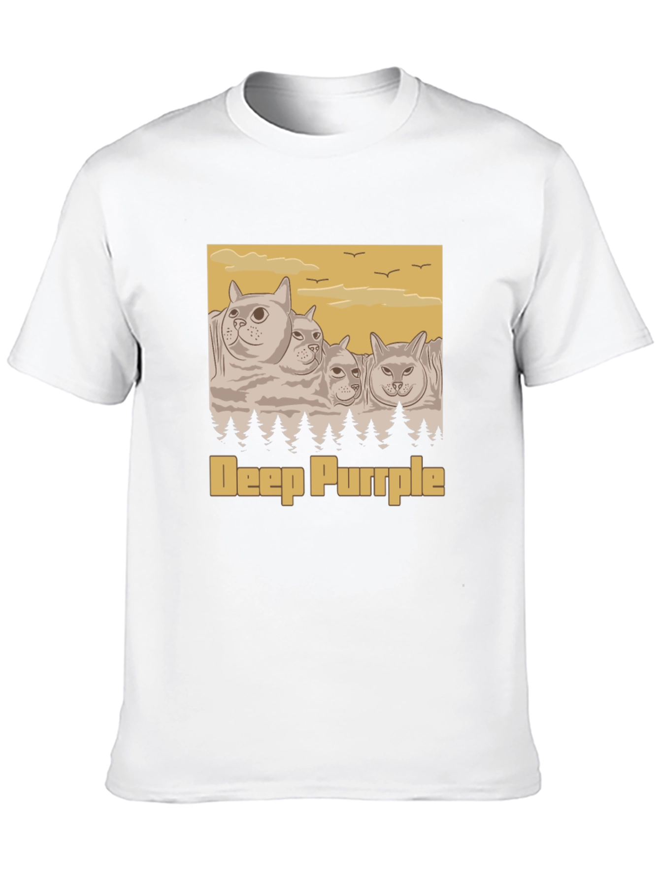 Deep Purrple Cats T-Shirt - Music Inspired Tee