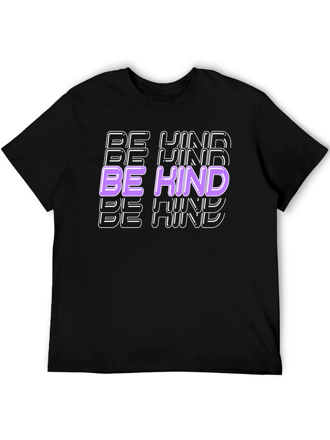 Be Kind Graphic Tee - Mens Black T-Shirt