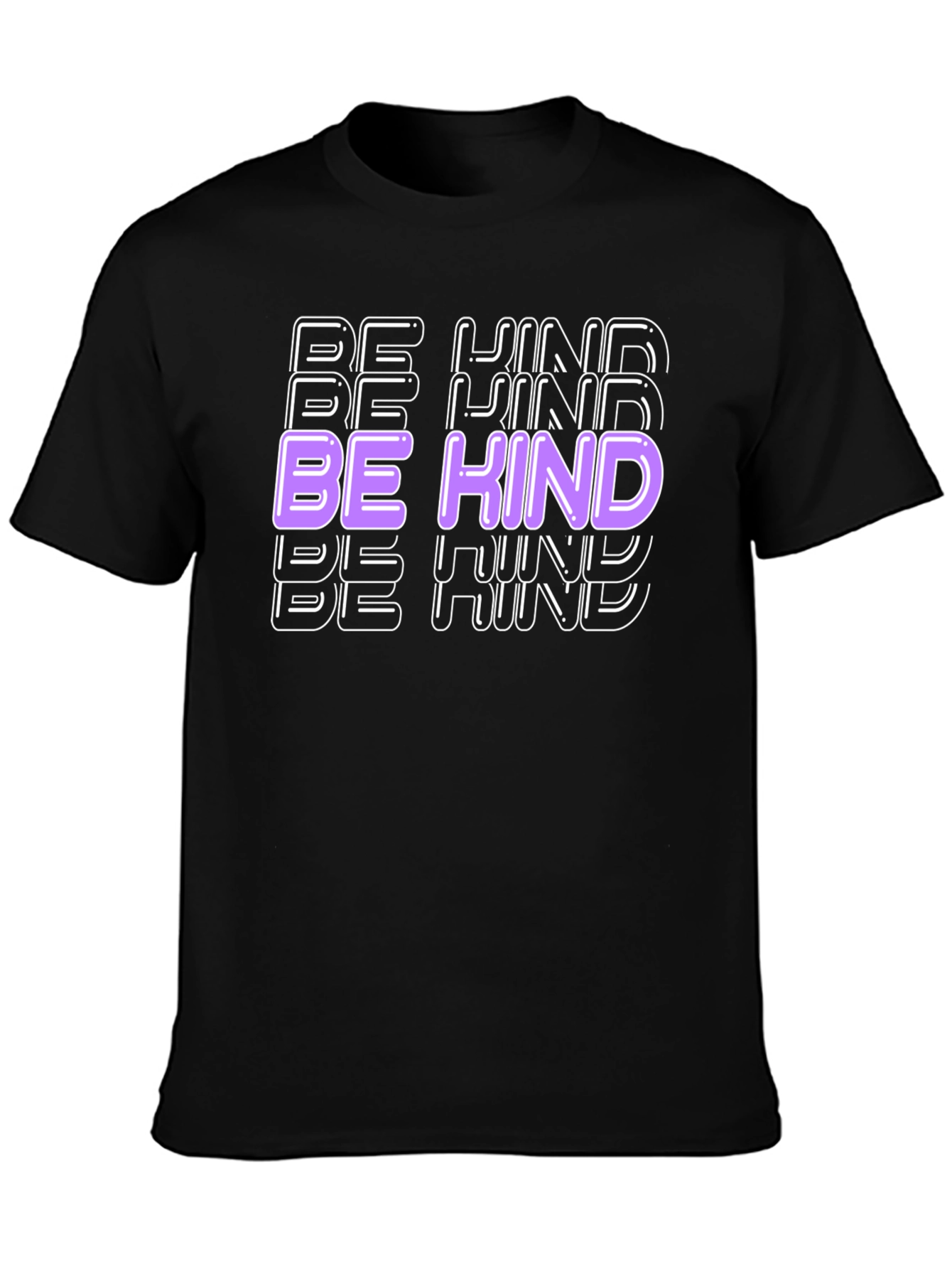 Be Kind Graphic Tee - Mens Black T-Shirt