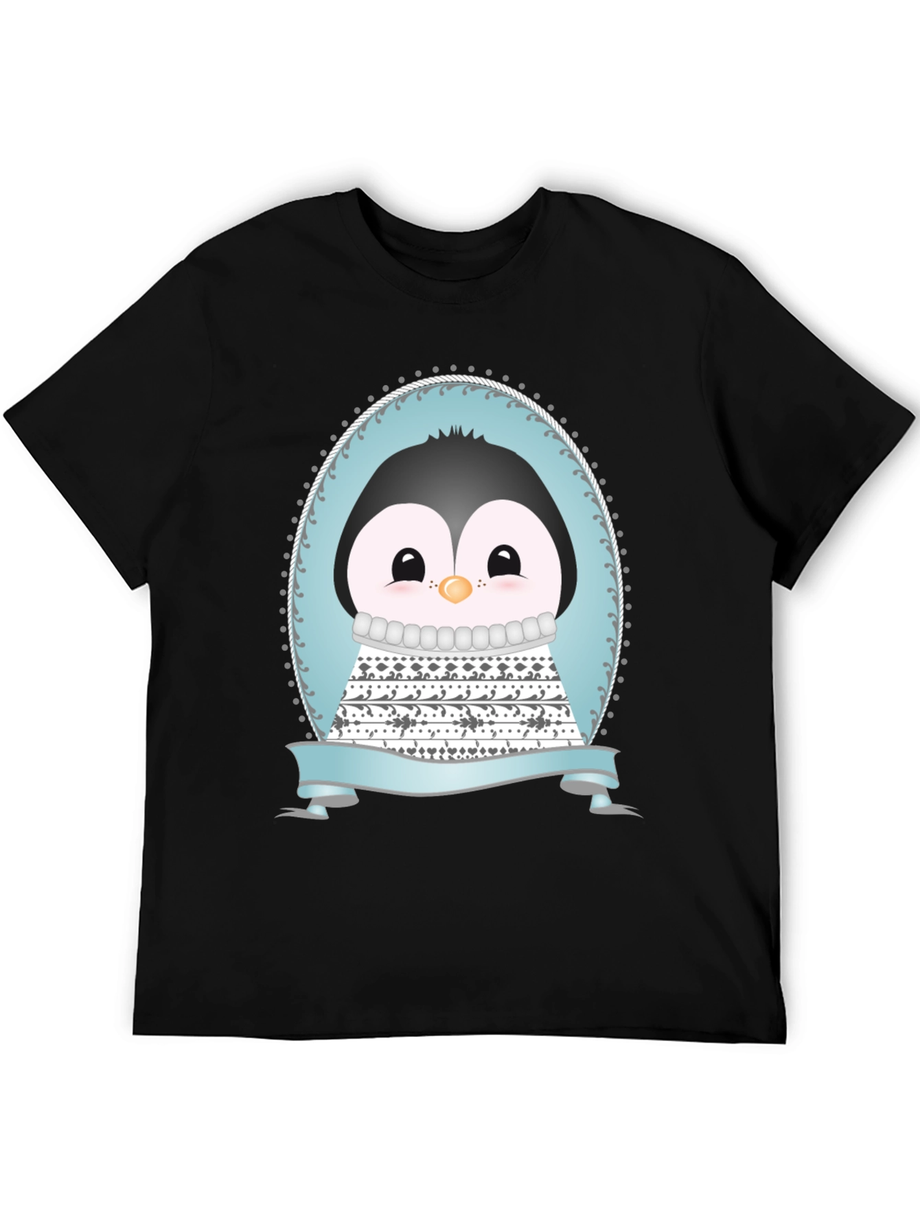 Penguin Graphic Tee - Cute Cartoon Design
