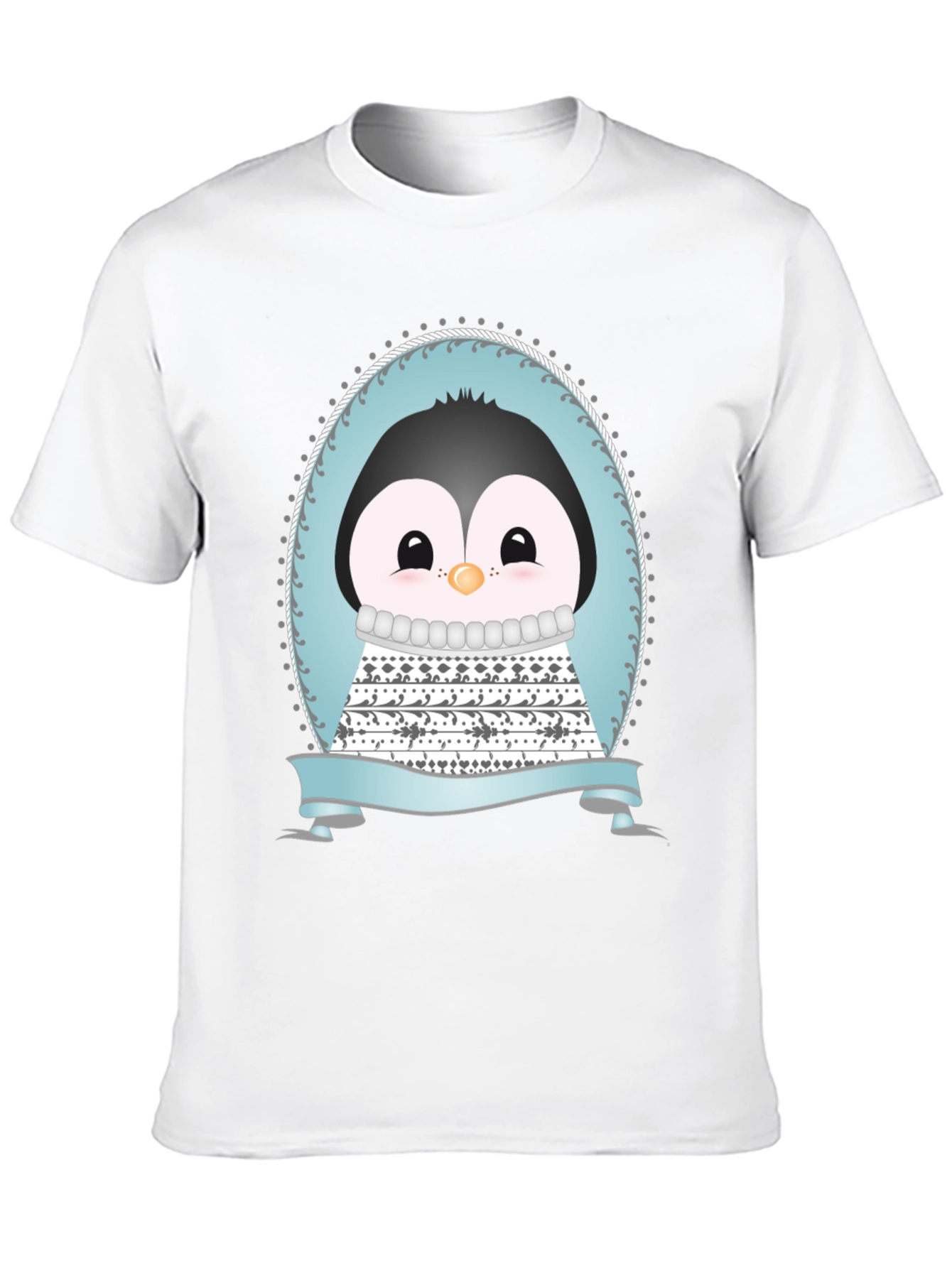 Penguin Graphic Tee - Cute Cartoon Design