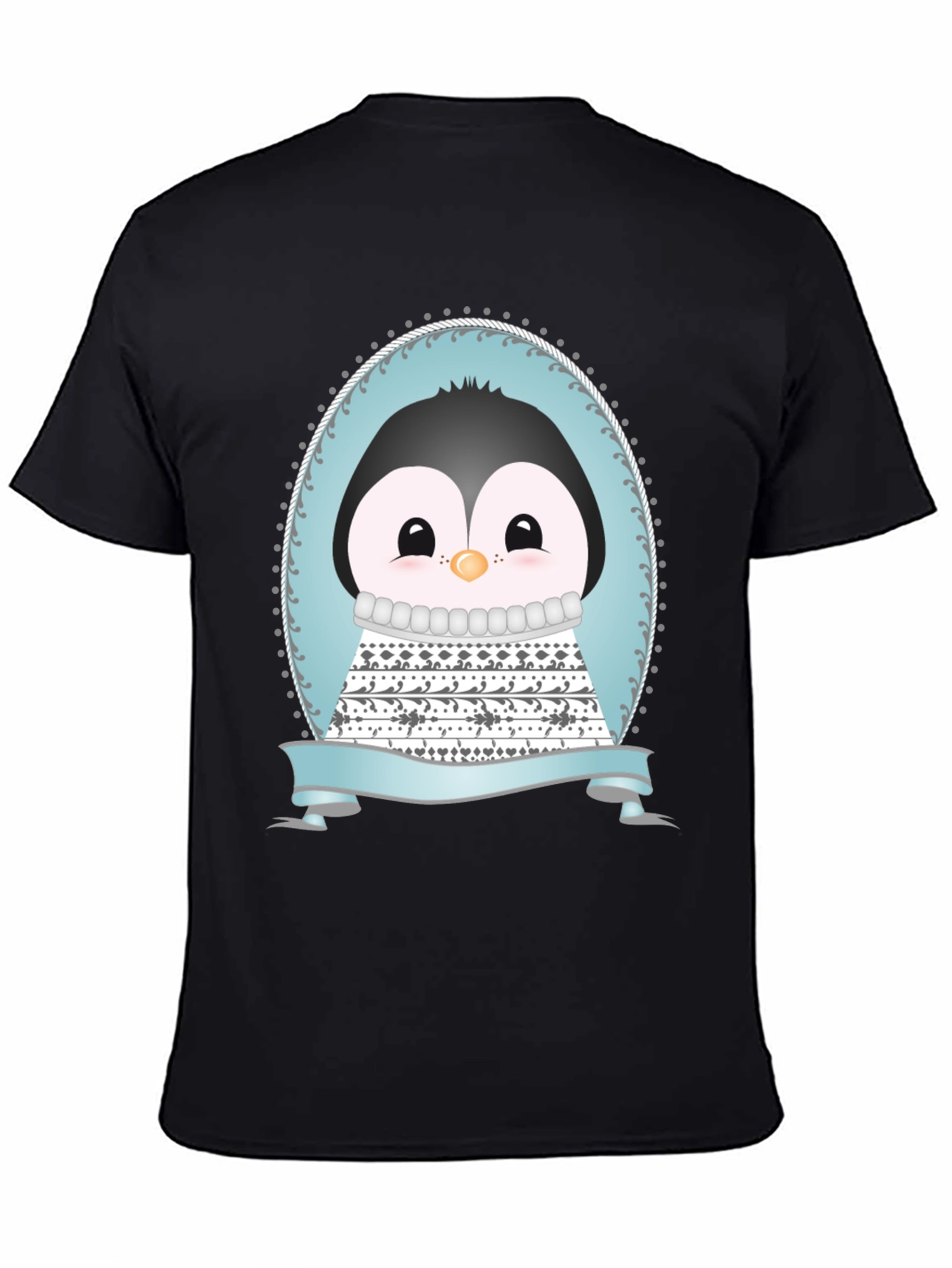 Penguin Graphic Tee - Cute Cartoon Design