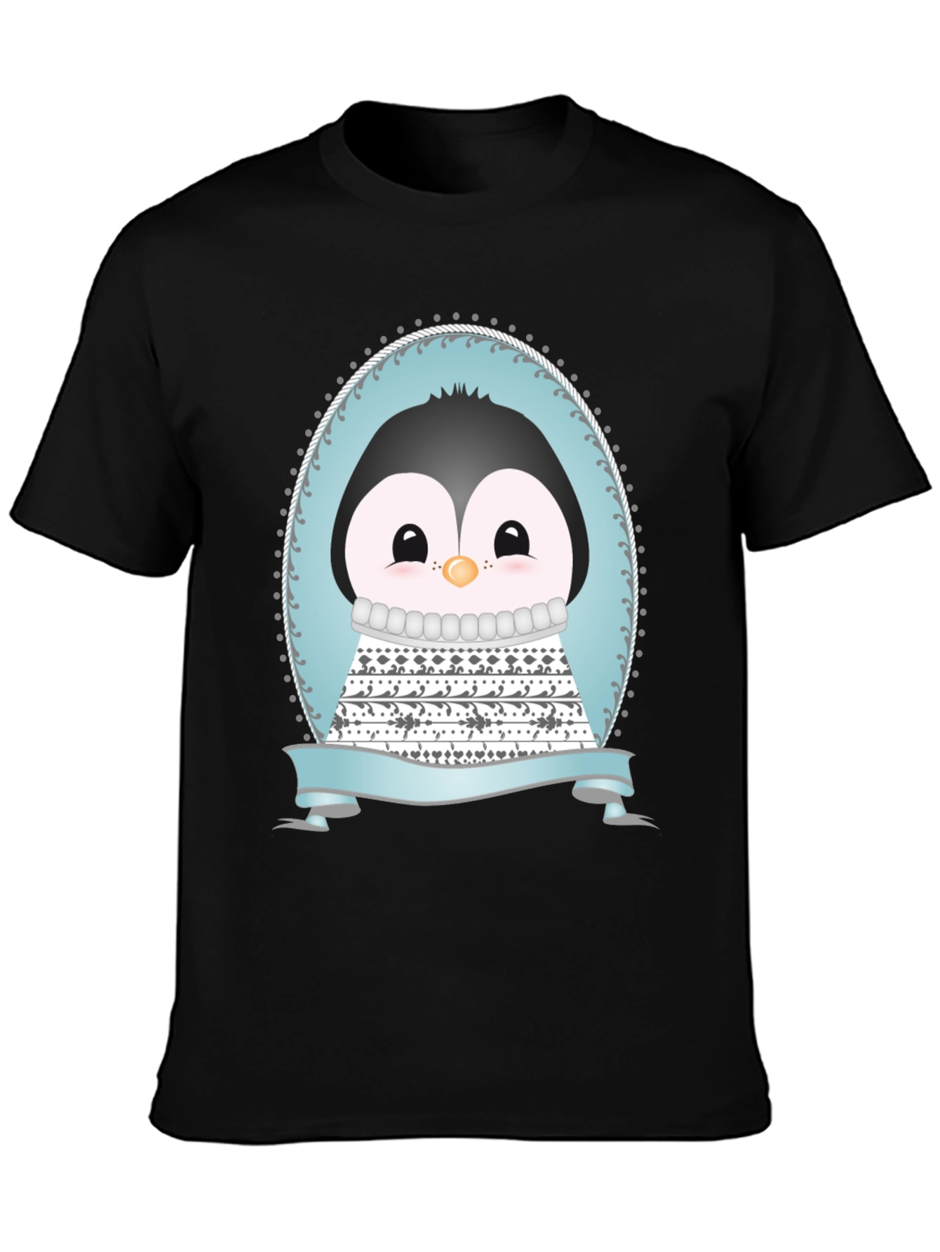 Penguin Graphic Tee - Cute Cartoon Design