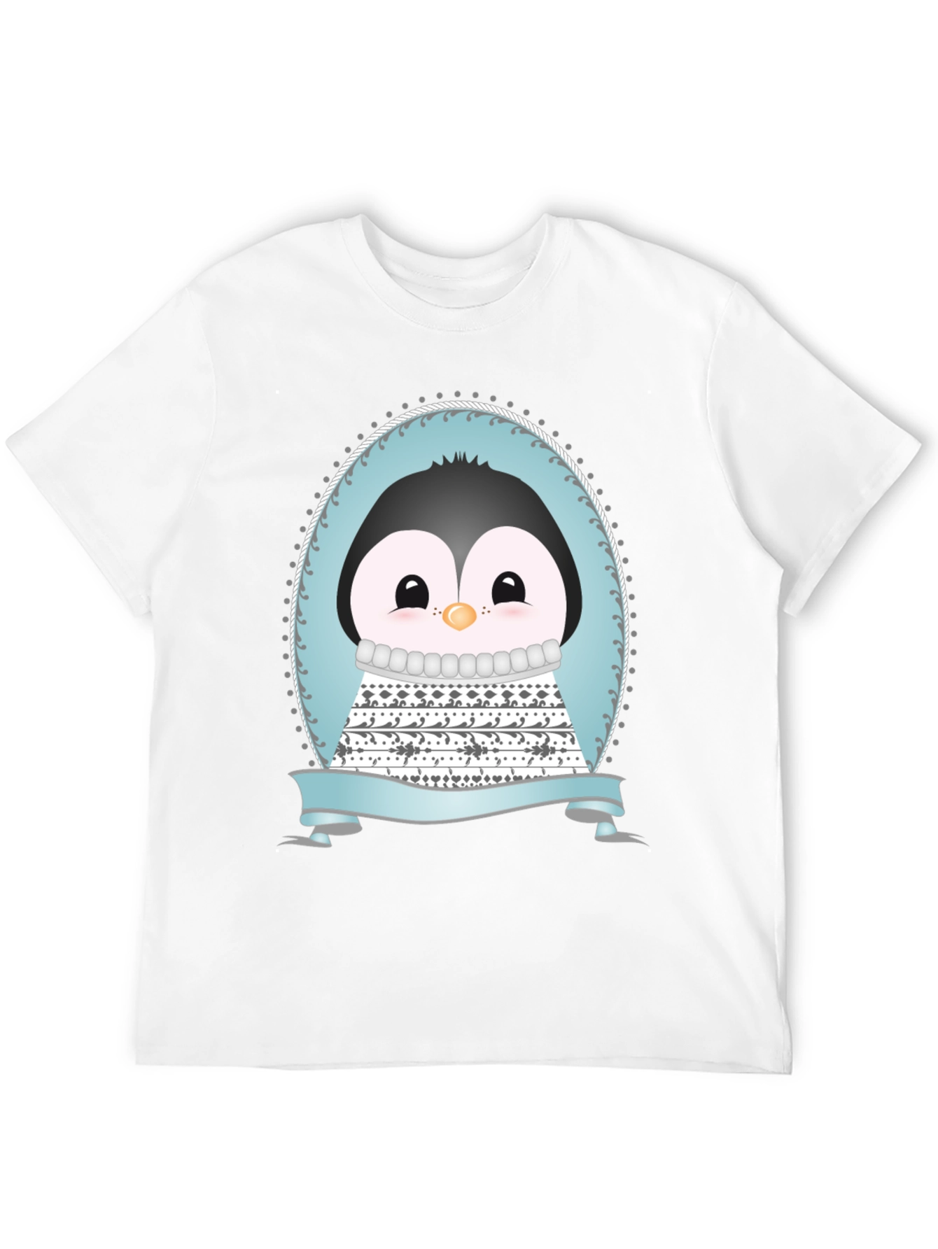 Penguin Graphic Tee - Cute Cartoon Design