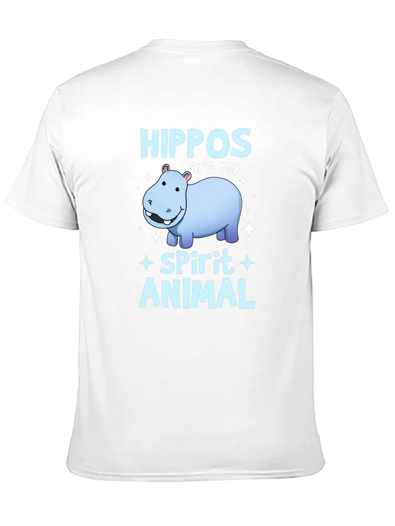 Hippo Spirit Animal Graphic T-Shirt