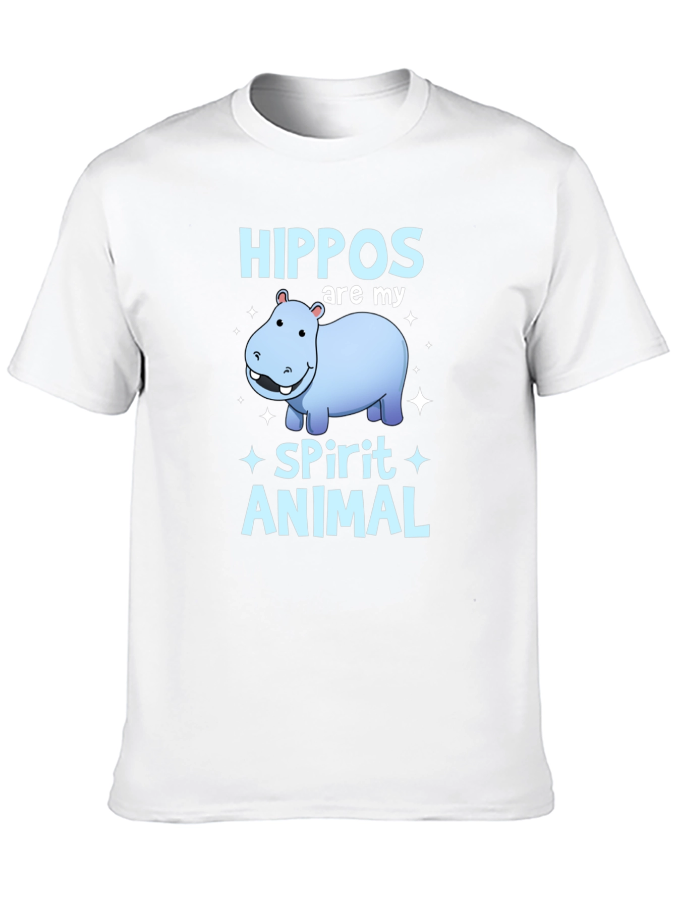 Hippo Spirit Animal Graphic T-Shirt
