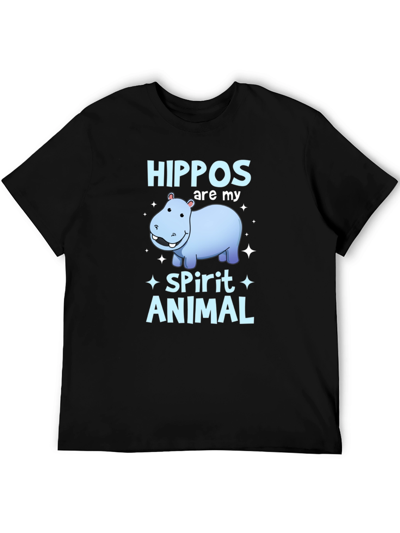 Hippo Spirit Animal Graphic T-Shirt