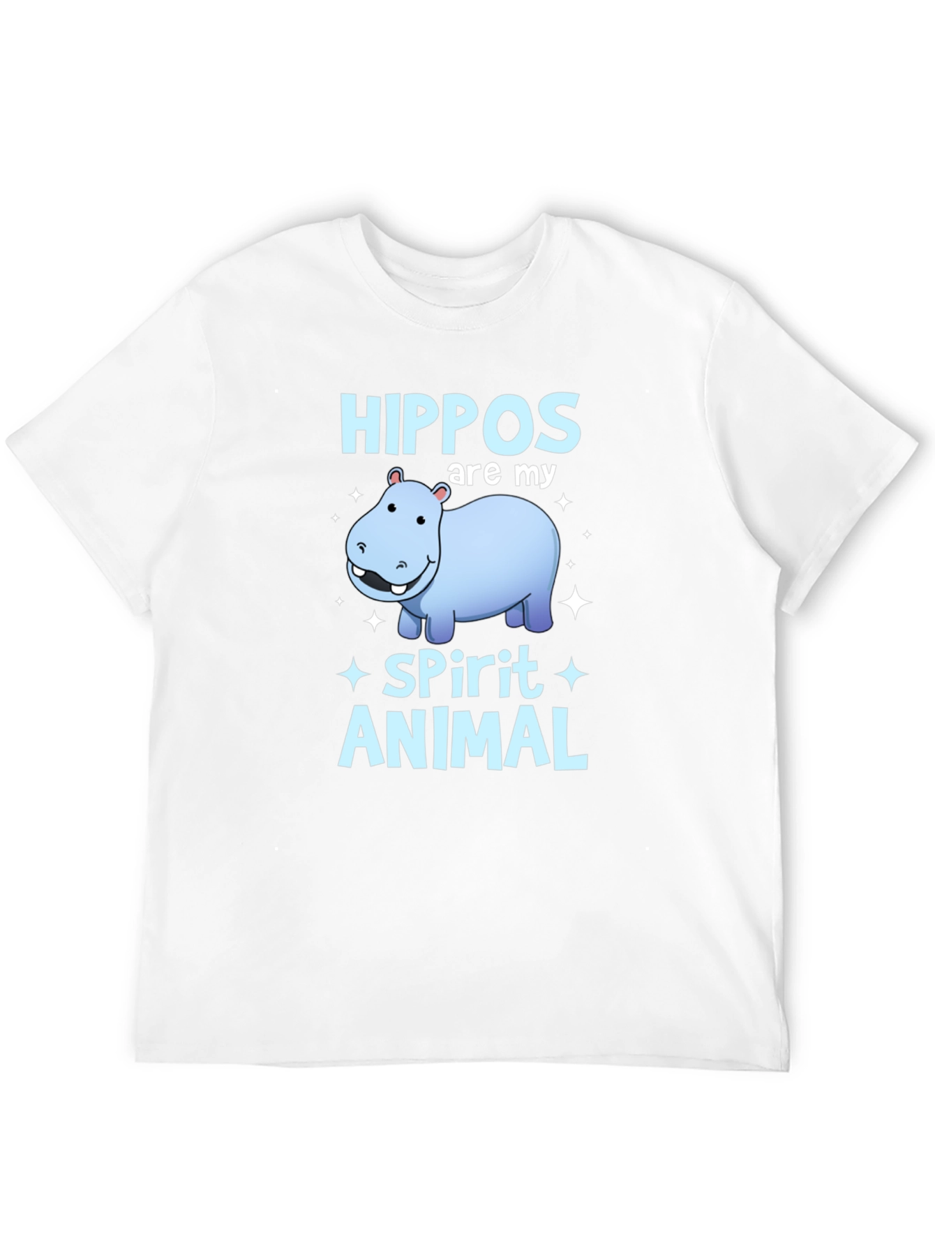 Hippo Spirit Animal Graphic T-Shirt