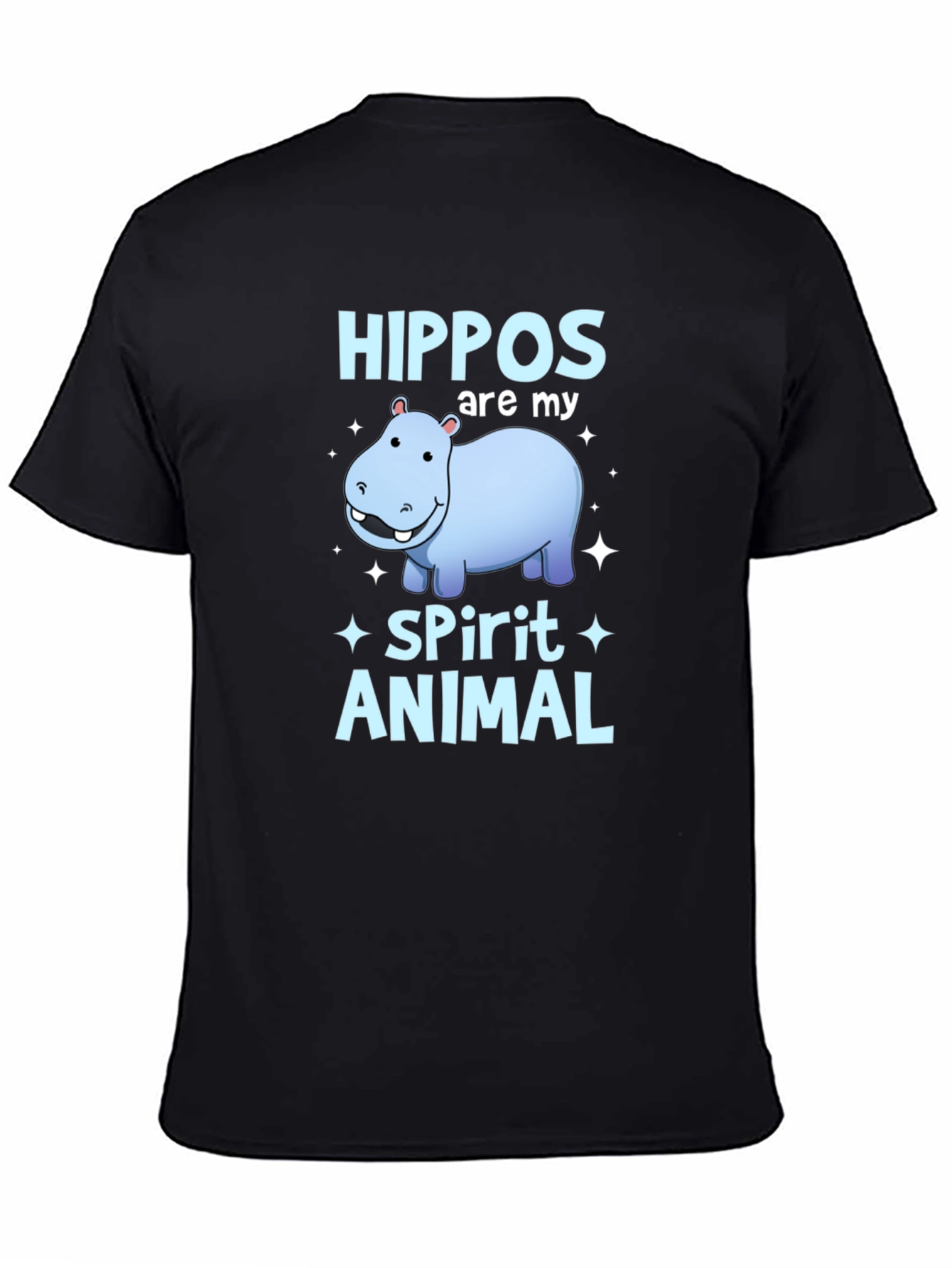 Hippo Spirit Animal Graphic T-Shirt