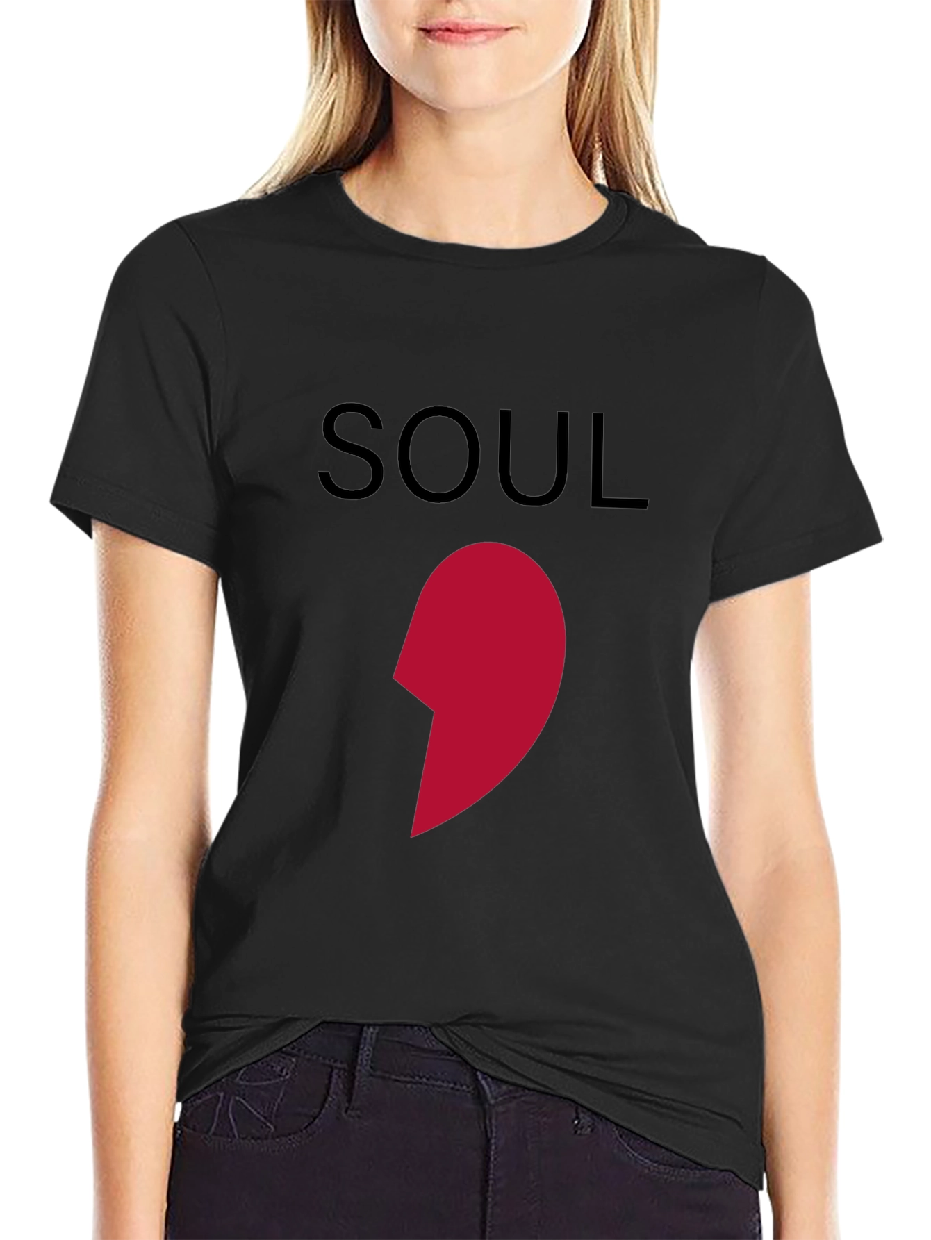 Soul Mate Matching Couple T-Shirt - Left Piece