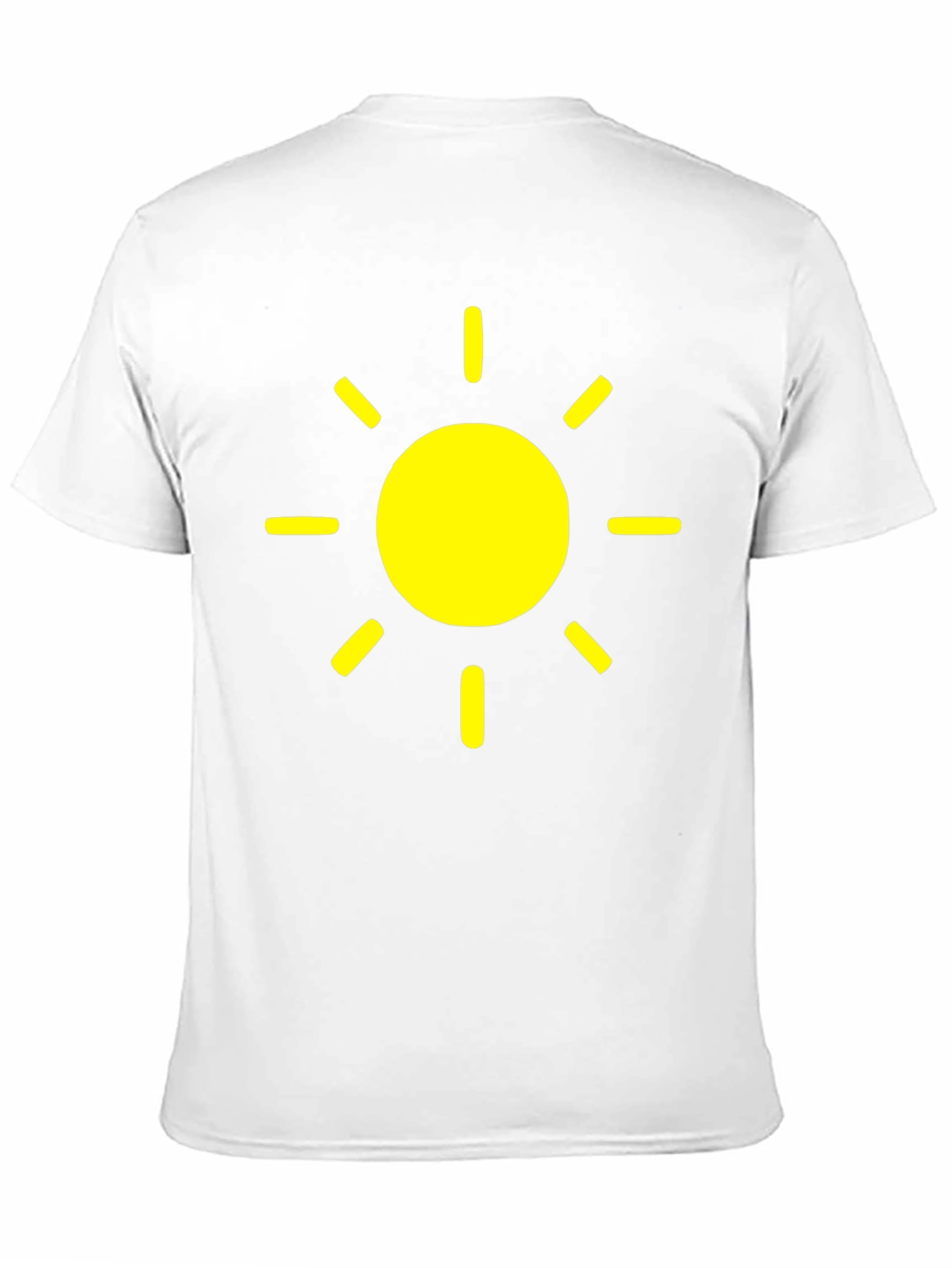 Sunny Day Graphic Tee - Black Cotton T-Shirt