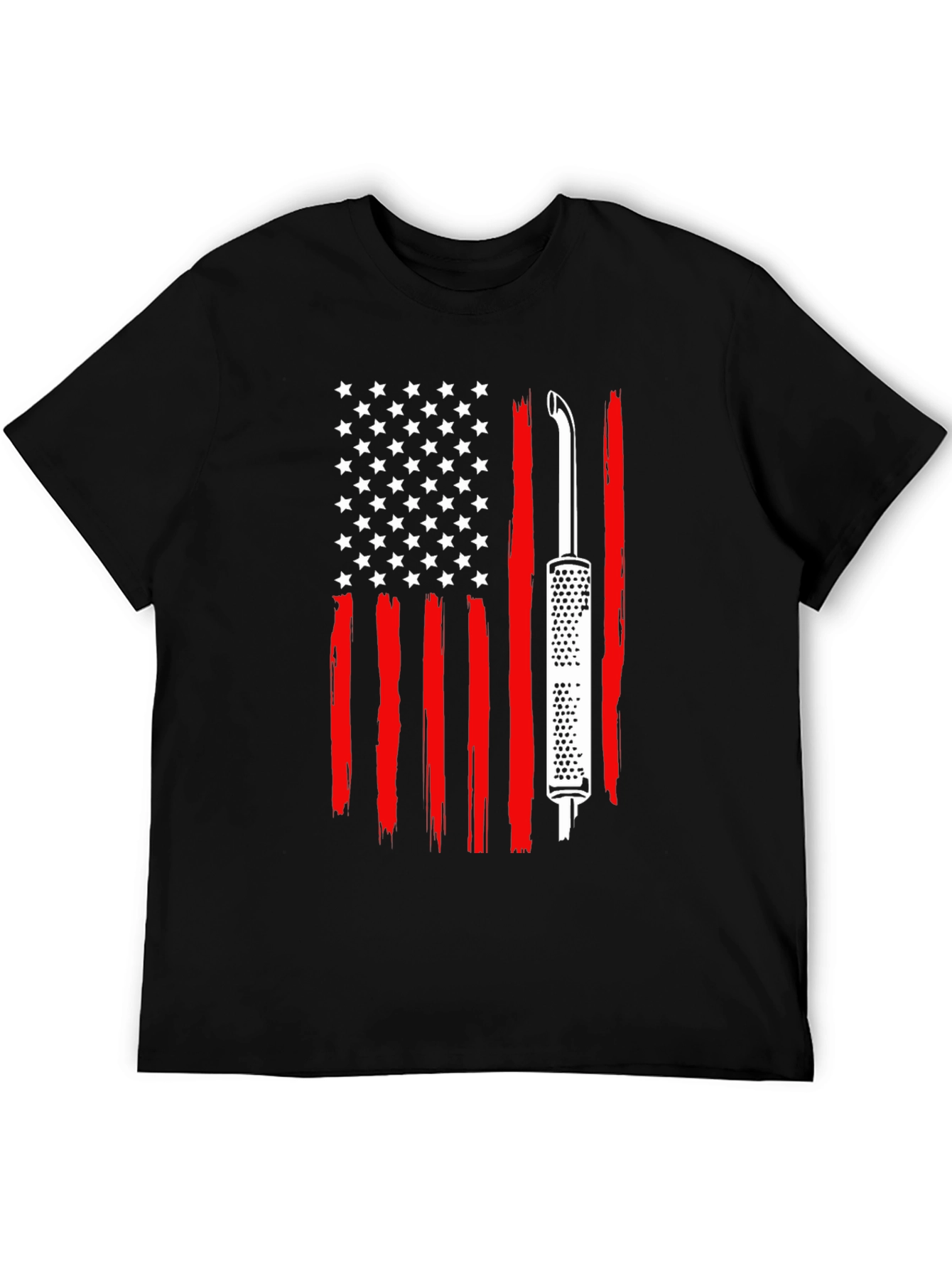 Trucker American Flag T-Shirt