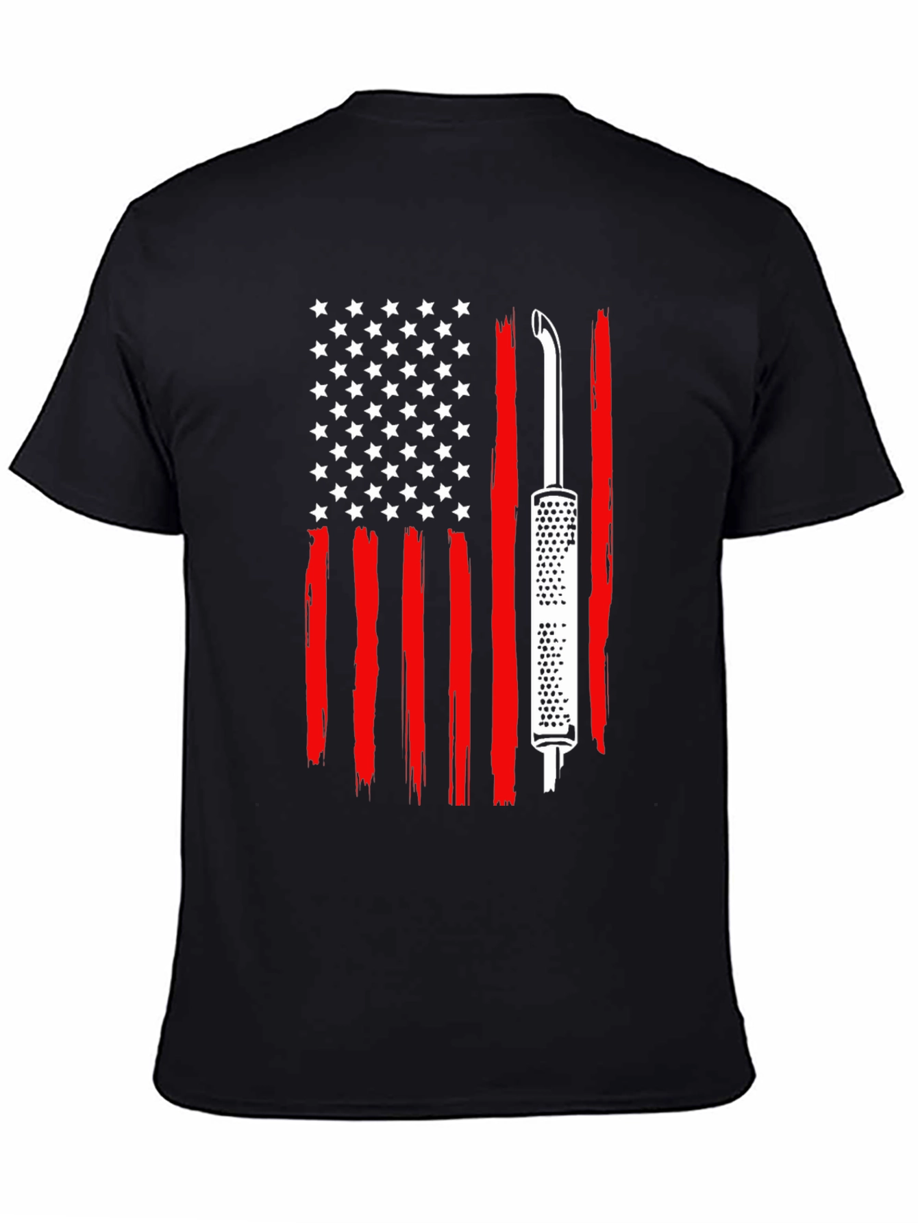 Trucker American Flag T-Shirt