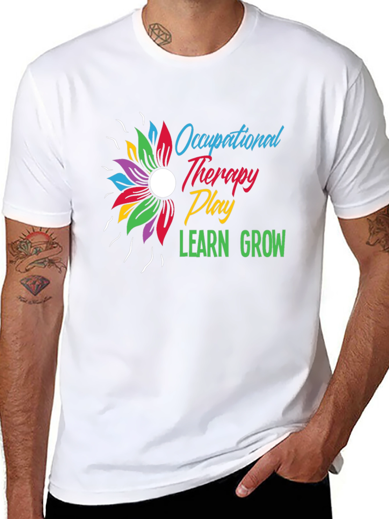 Occupational Therapy Play Learn Grow T-Shirt
