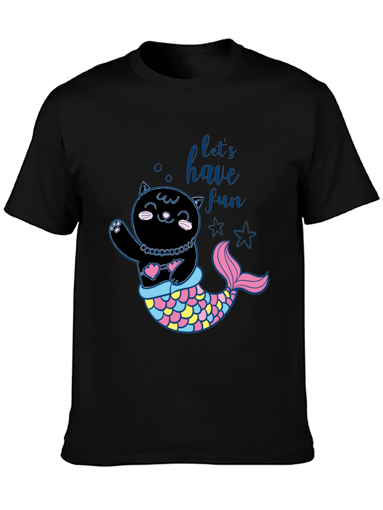 Mermaid Cat T-Shirt - Lets Have Fun!