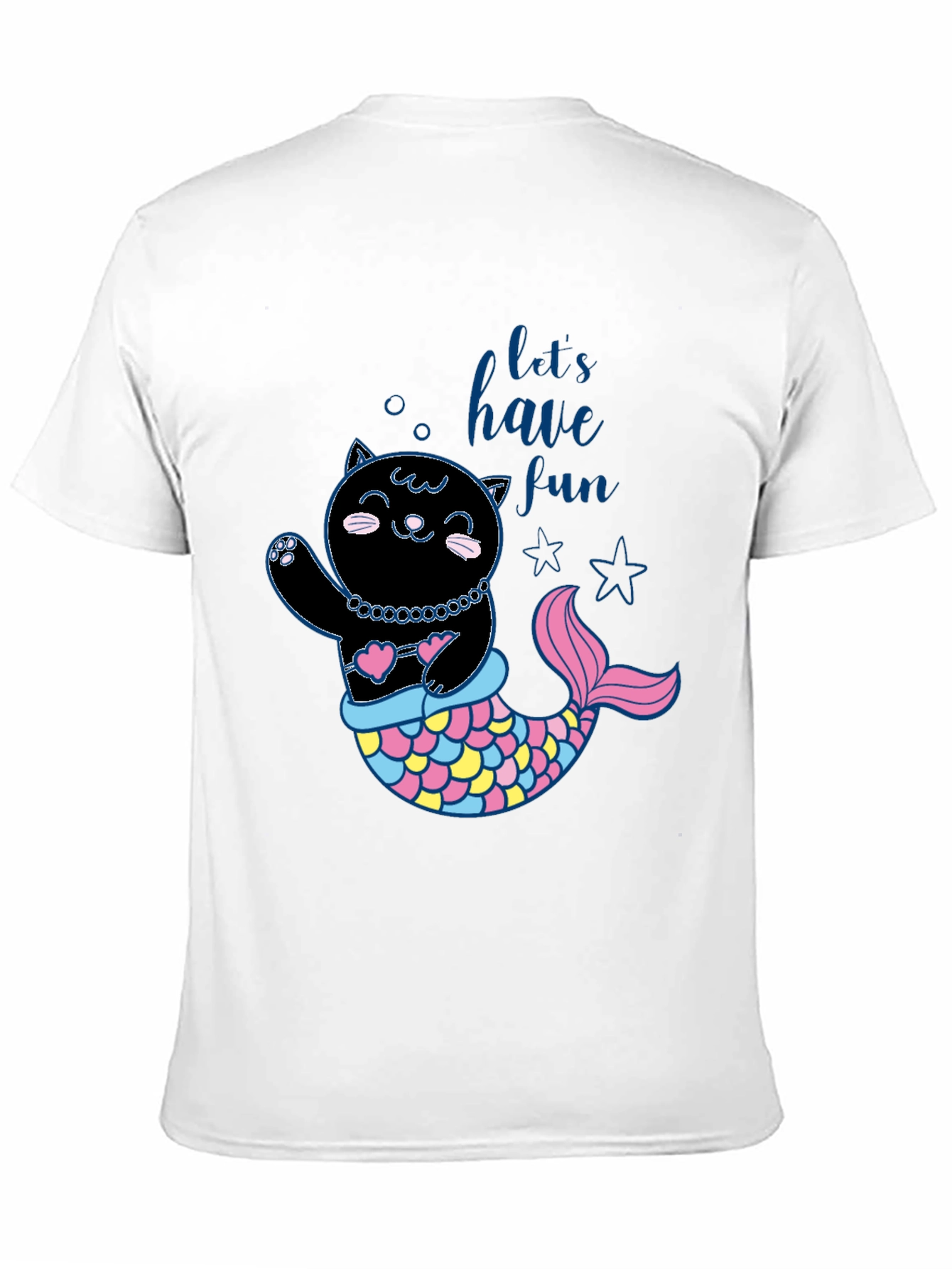 Mermaid Cat T-Shirt - Lets Have Fun!