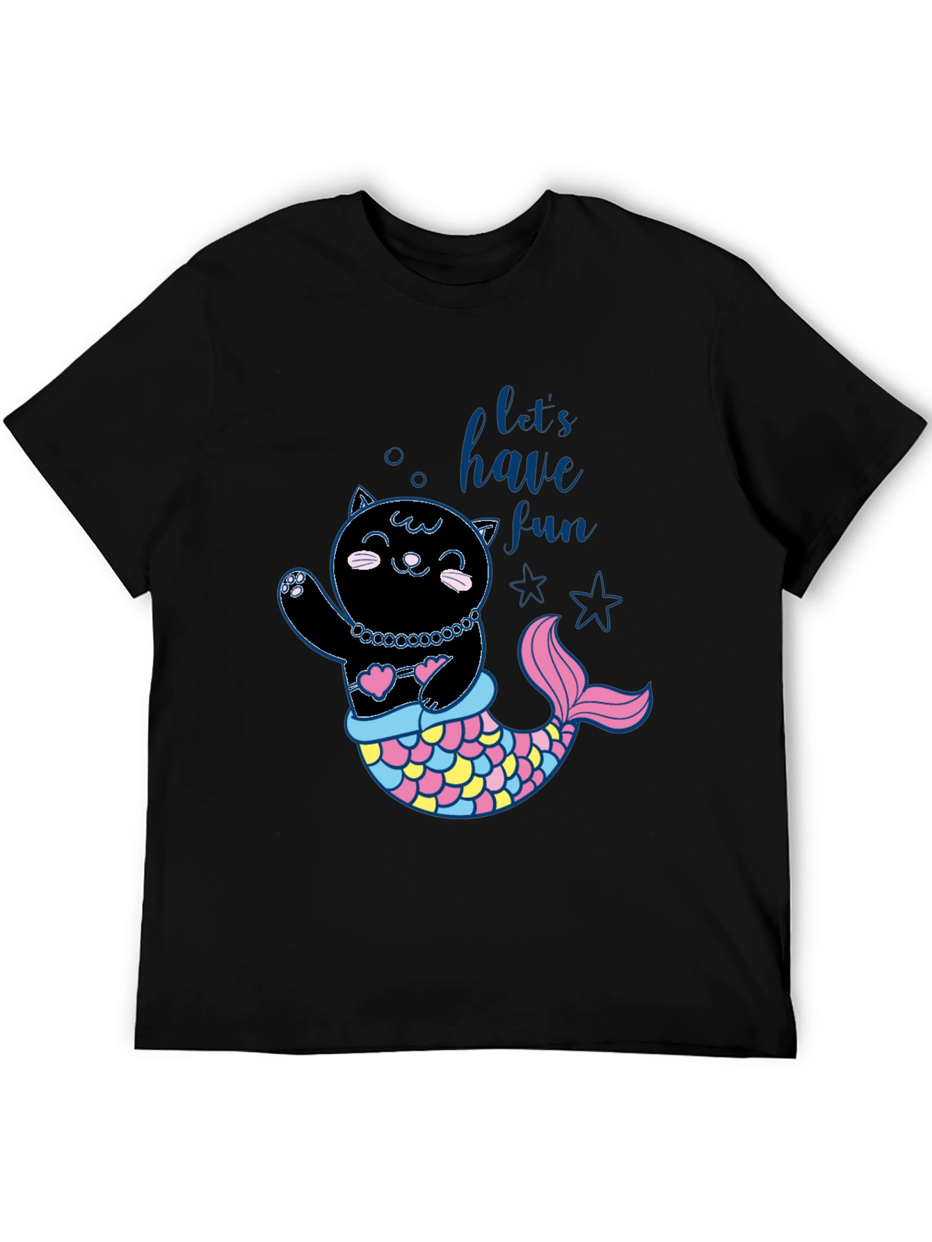 Mermaid Cat T-Shirt - Lets Have Fun!