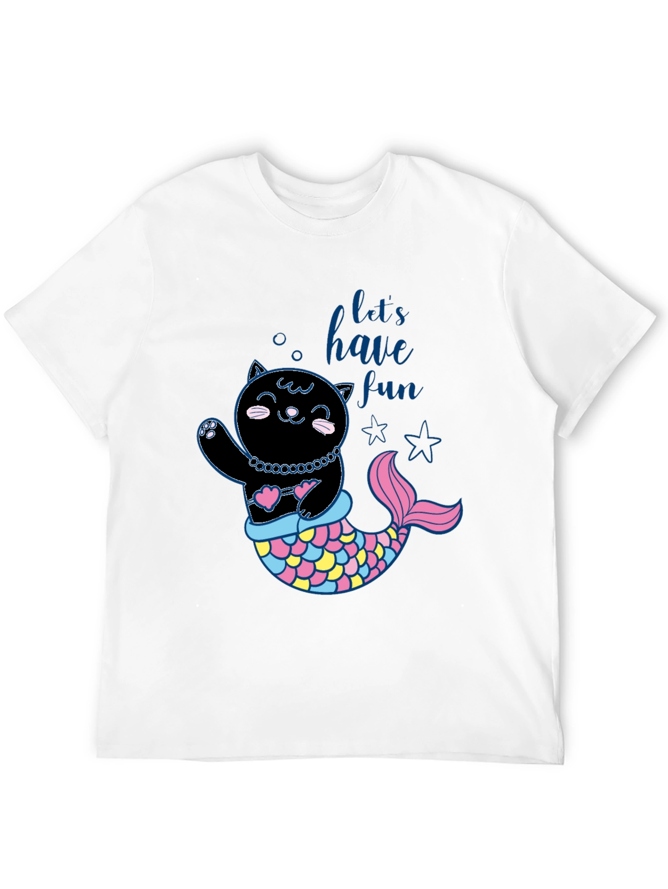 Mermaid Cat T-Shirt - Lets Have Fun!