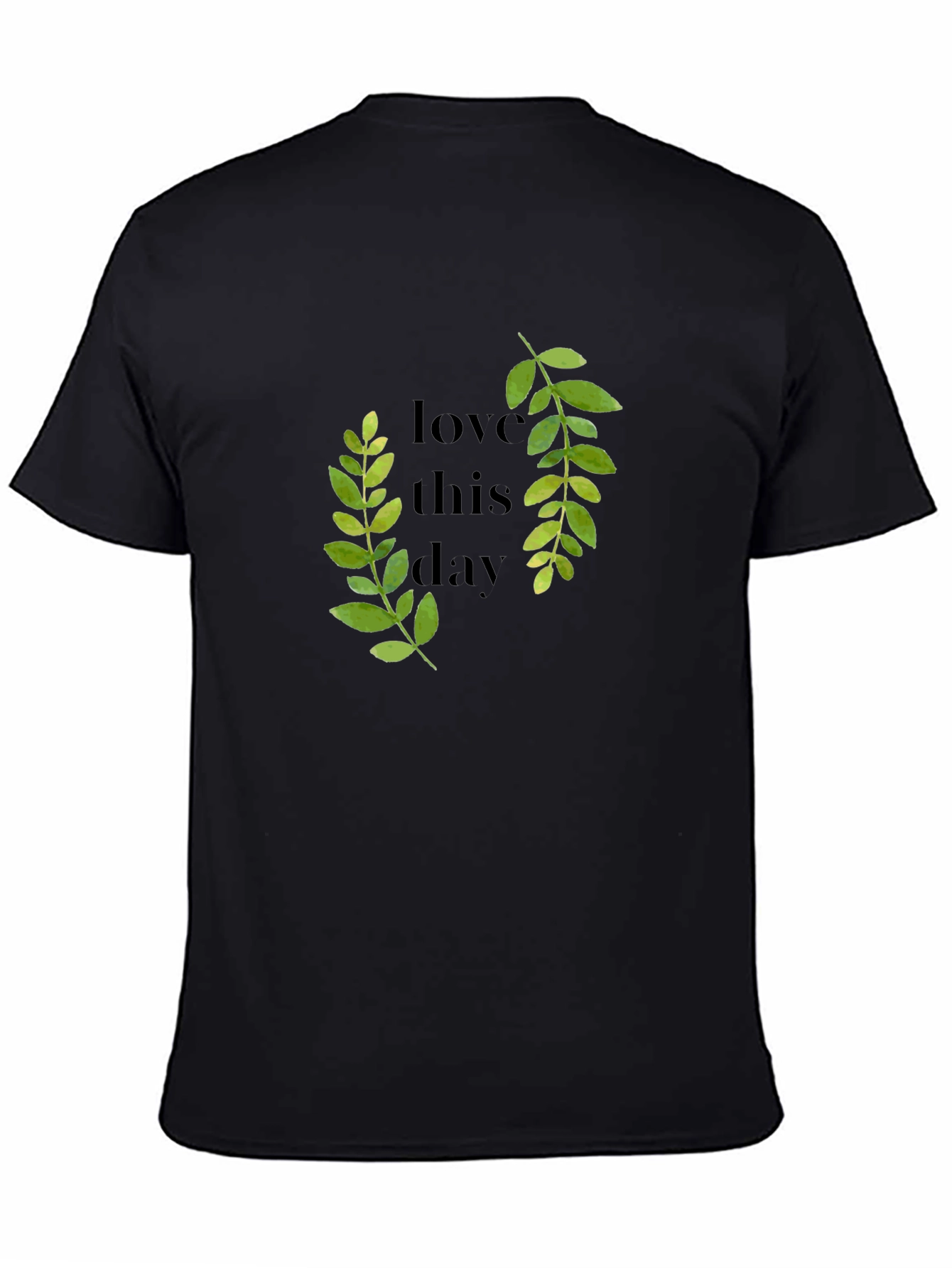 Love This Day Green Leaf Tee