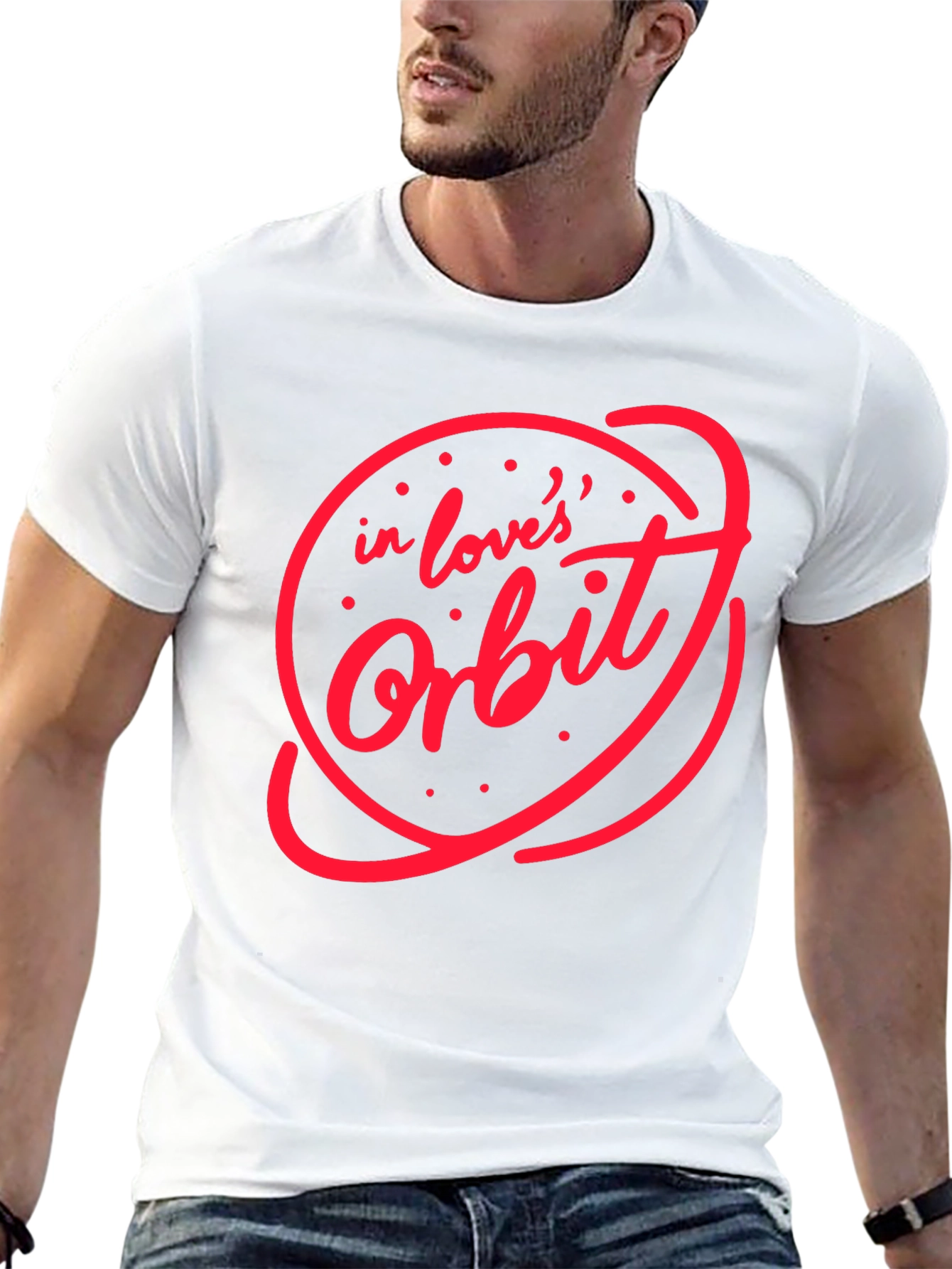 In Loves Orbit Graphic Tee - Black