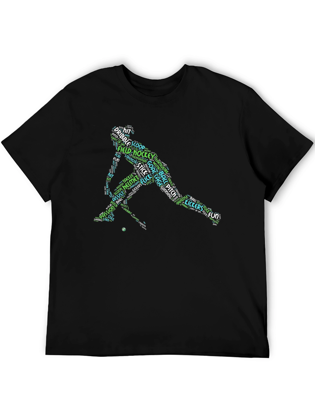 Field Hockey Word Art T-Shirt