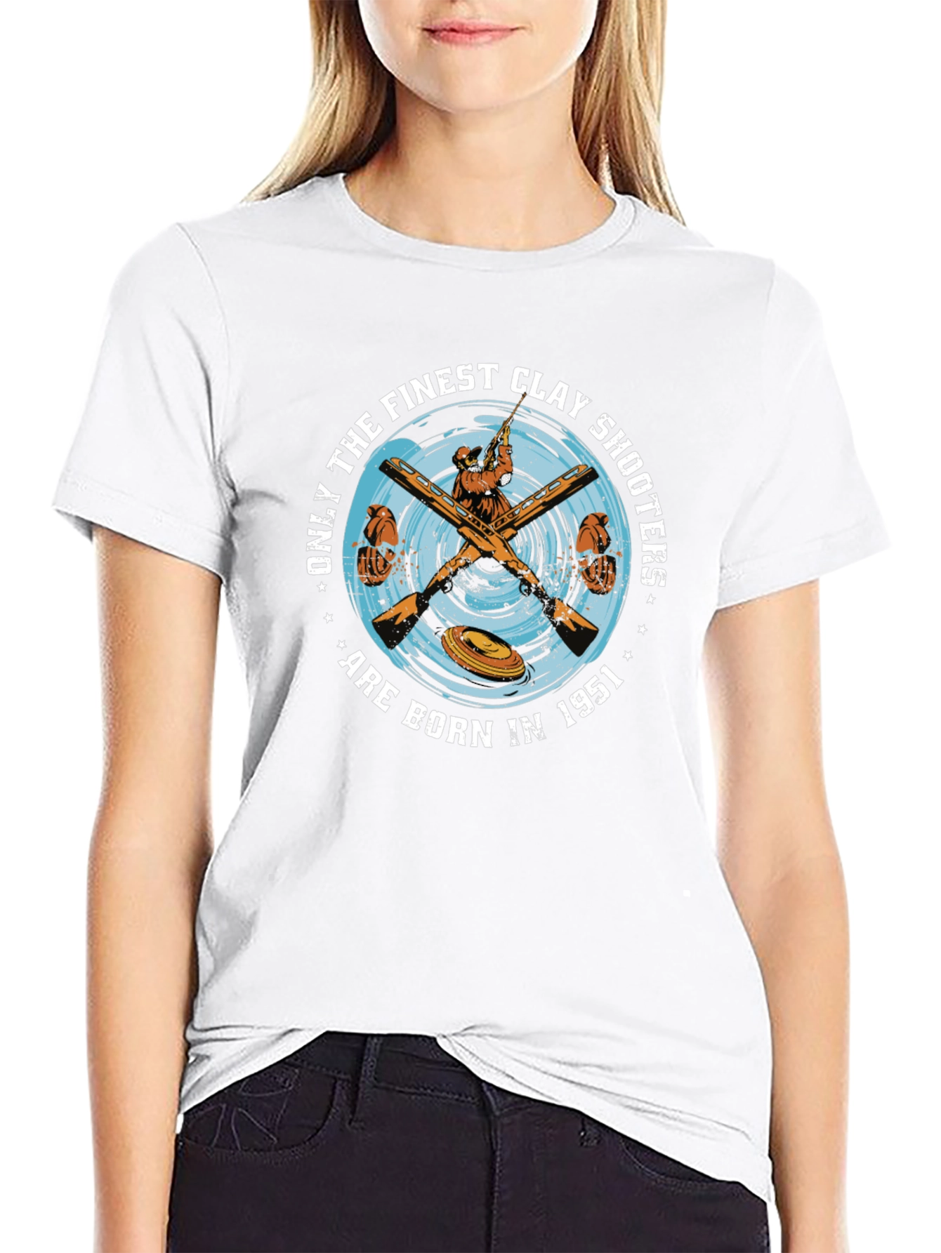 Finest Clay Shooters T-Shirt - Born in 1951