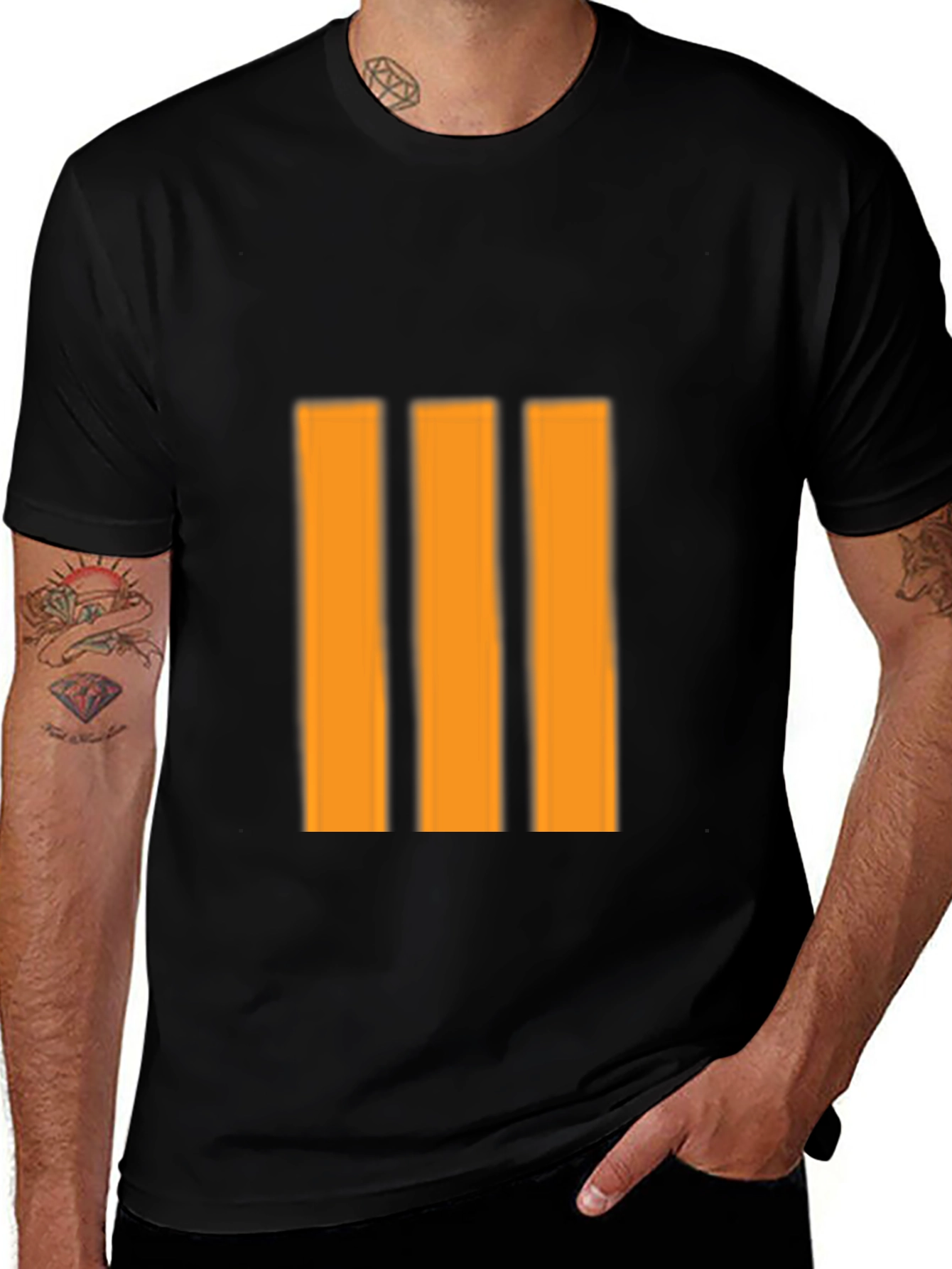 Striped Graphic Tee - Casual Comfort