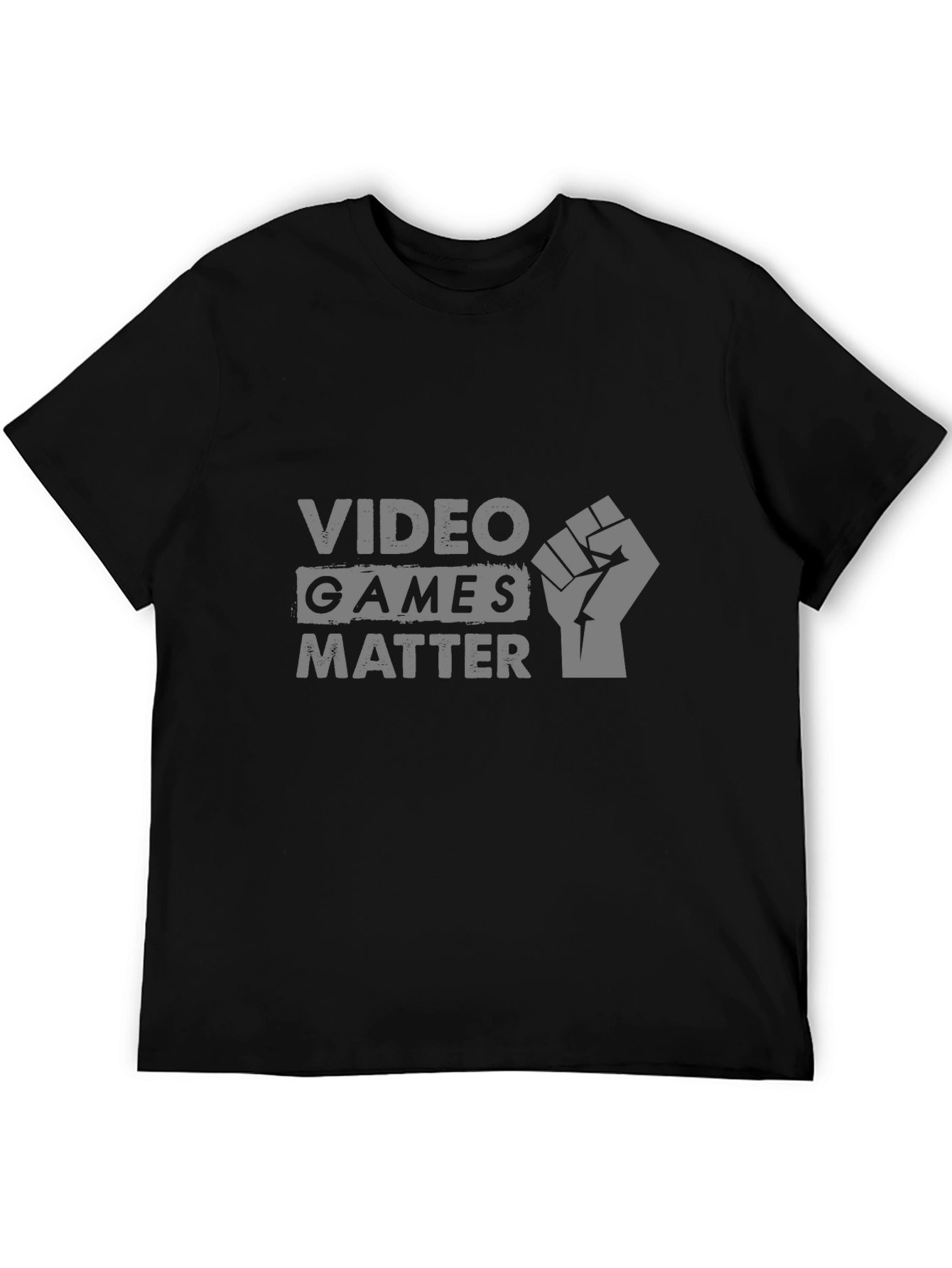 Video Games Matter Graphic Tee - Black