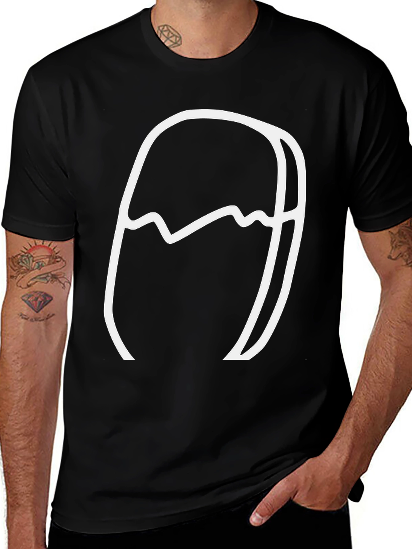 Abstract Mountain Graphic Tee