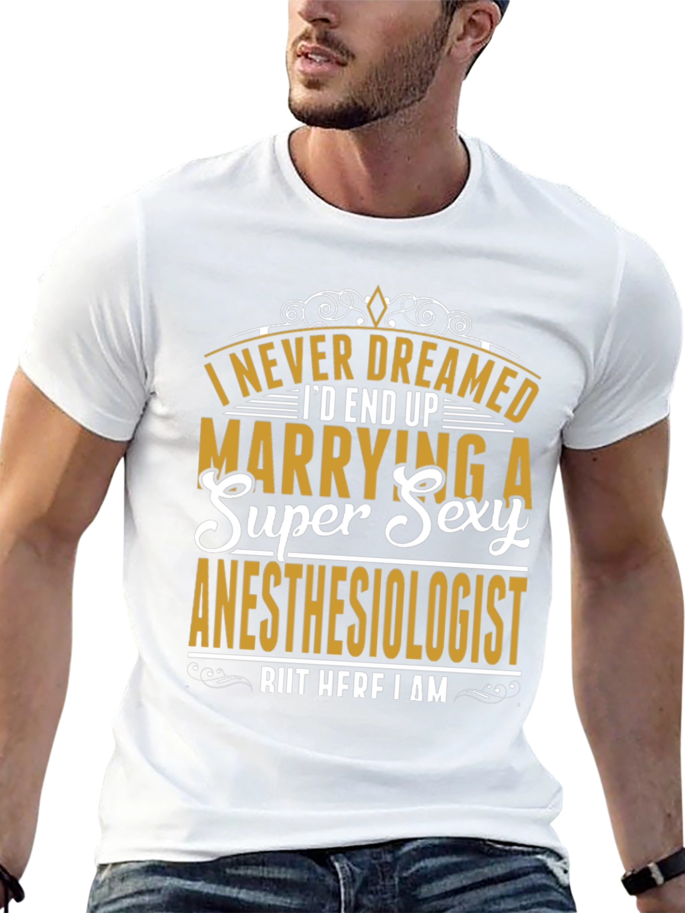 Funny Anesthesiologist Husband T-Shirt