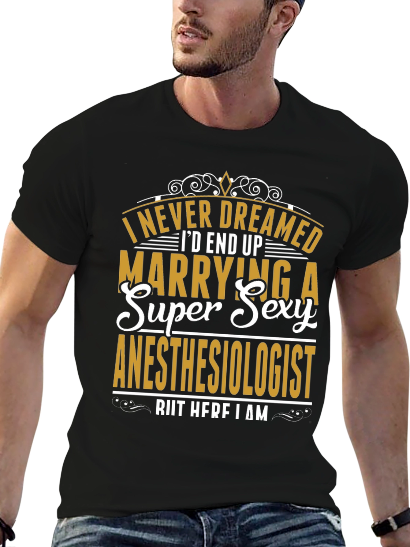 Funny Anesthesiologist Husband T-Shirt