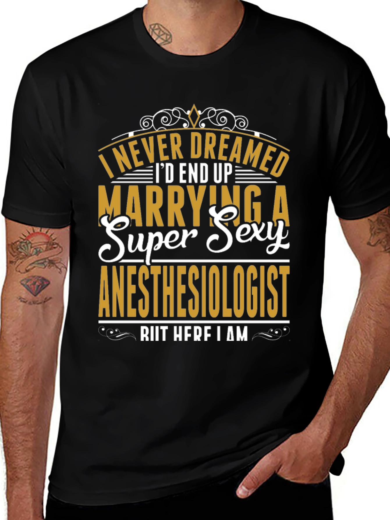 Funny Anesthesiologist Husband T-Shirt