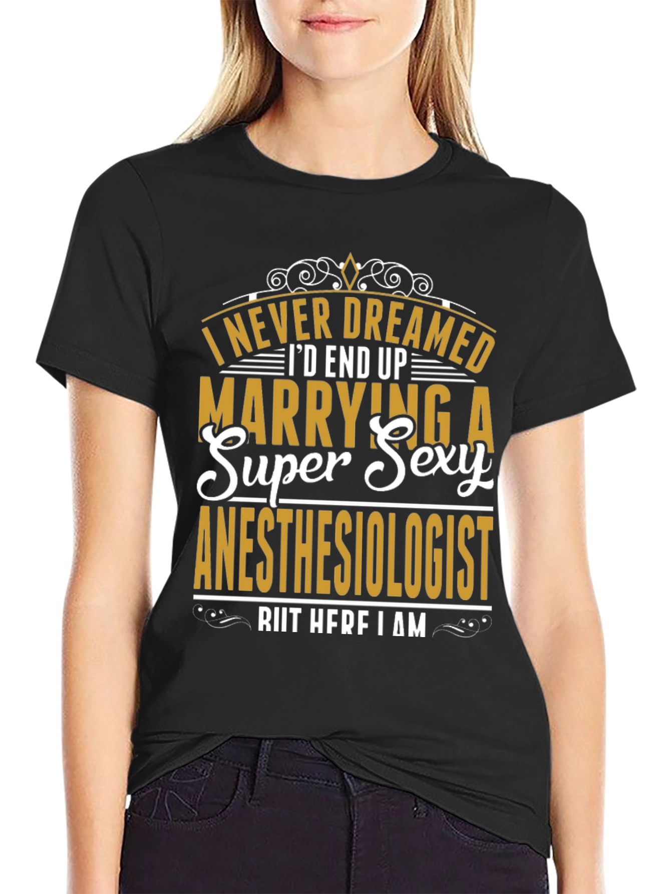 Funny Anesthesiologist Husband T-Shirt