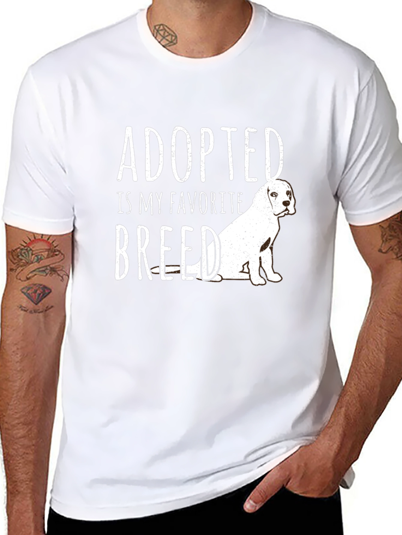 Adopted Dog Breed T-Shirt