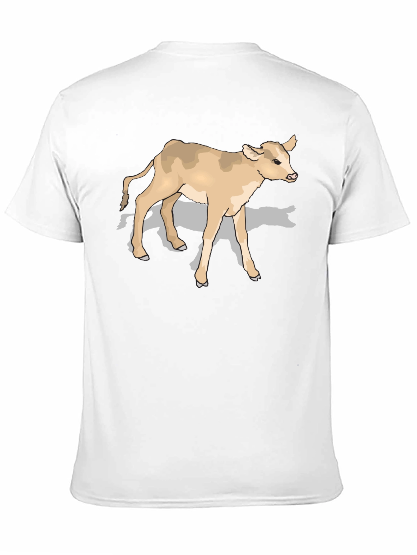 Cow Graphic Tee - Black Cotton Comfort