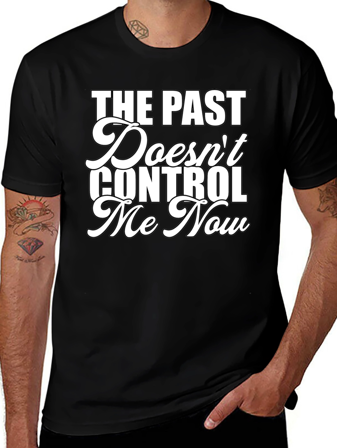 The Past Doesnt Control Me Now Graphic Tee
