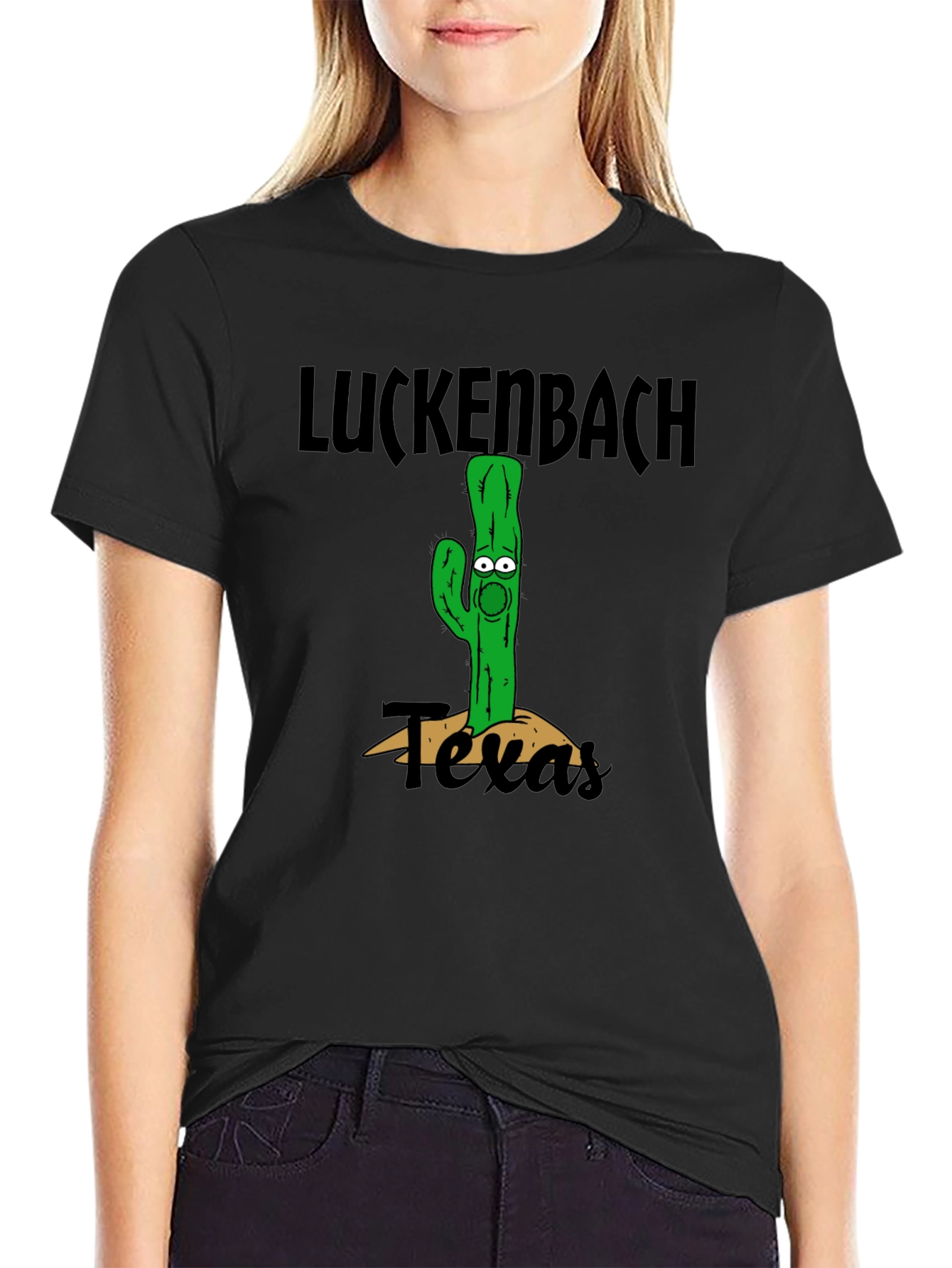 Luckenbach Texas Cactus T-Shirt