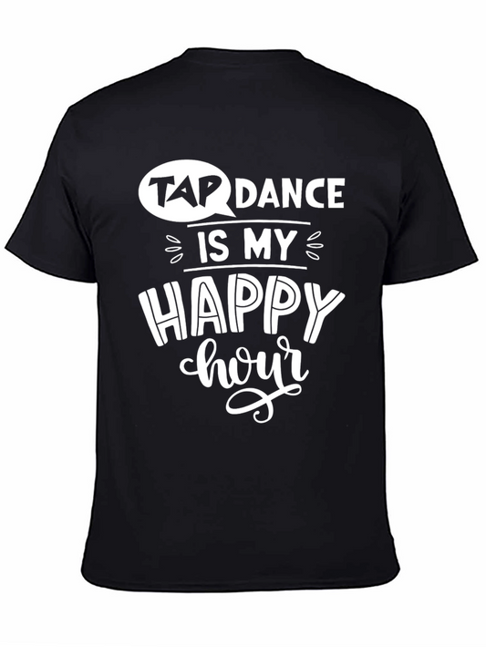 Tap Dance is My Happy Hour Black T-Shirt