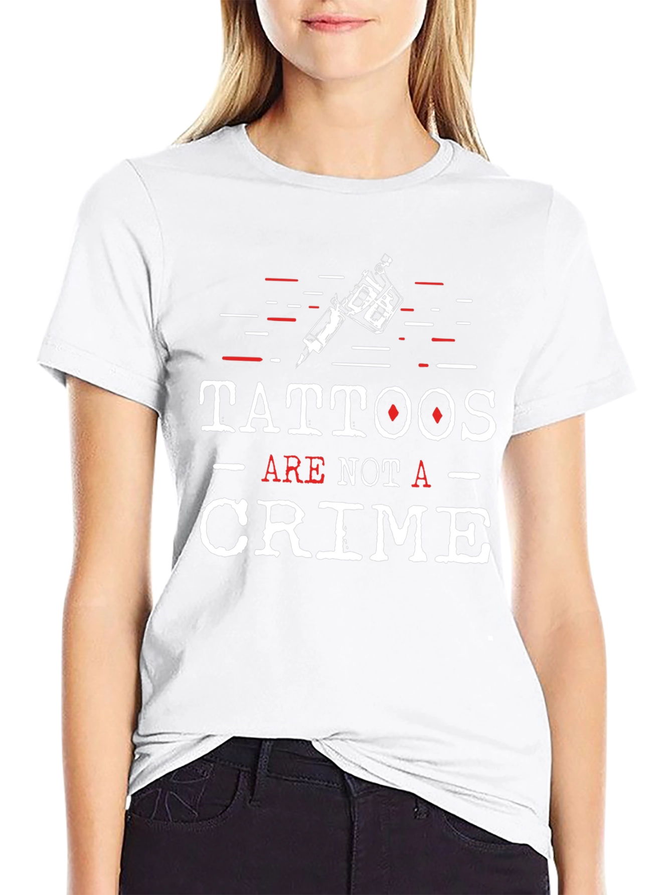 Tattoos Are Not A Crime Graphic T-Shirt