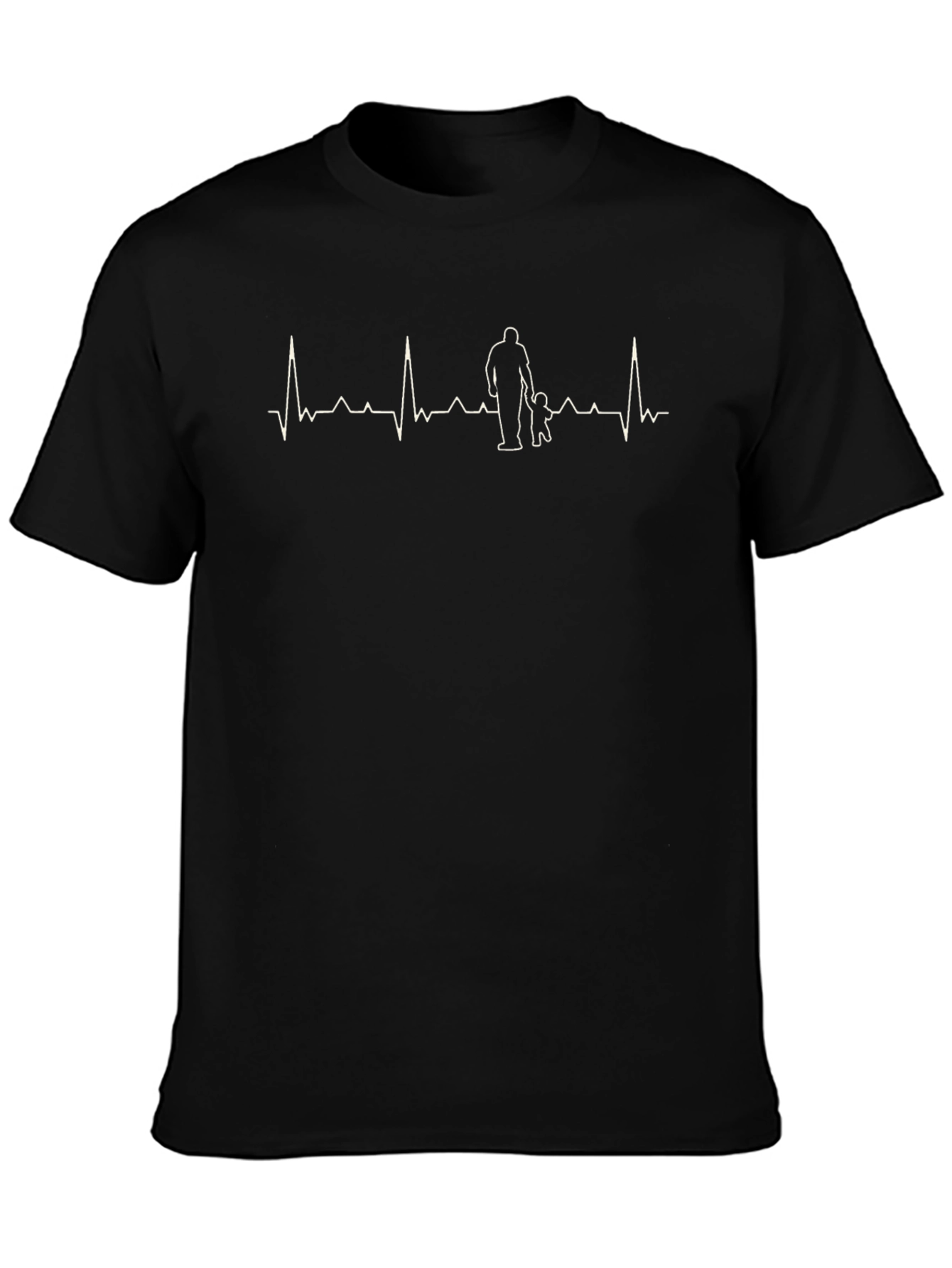 Father & Child Heartbeat Graphic Tee