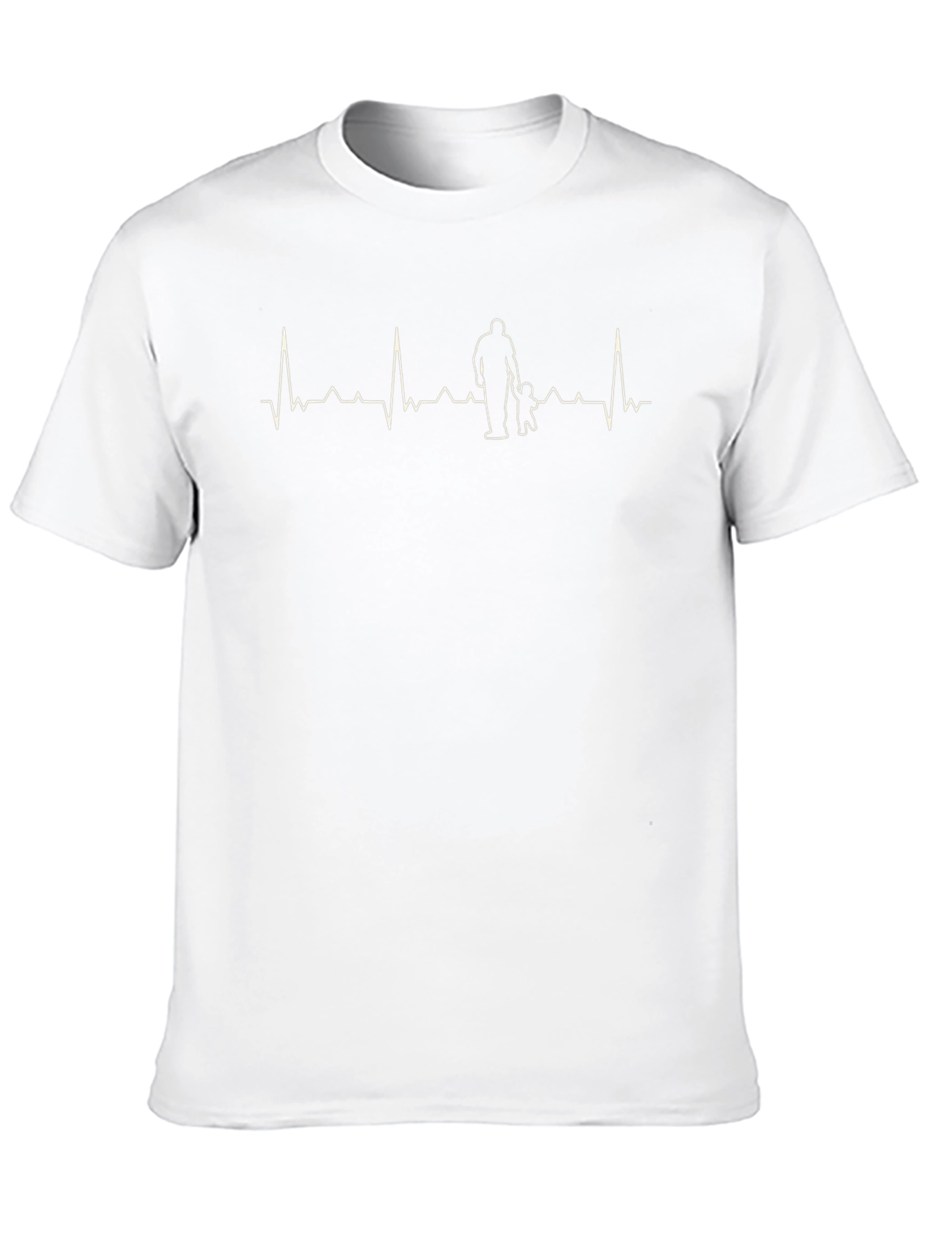 Father & Child Heartbeat Graphic Tee