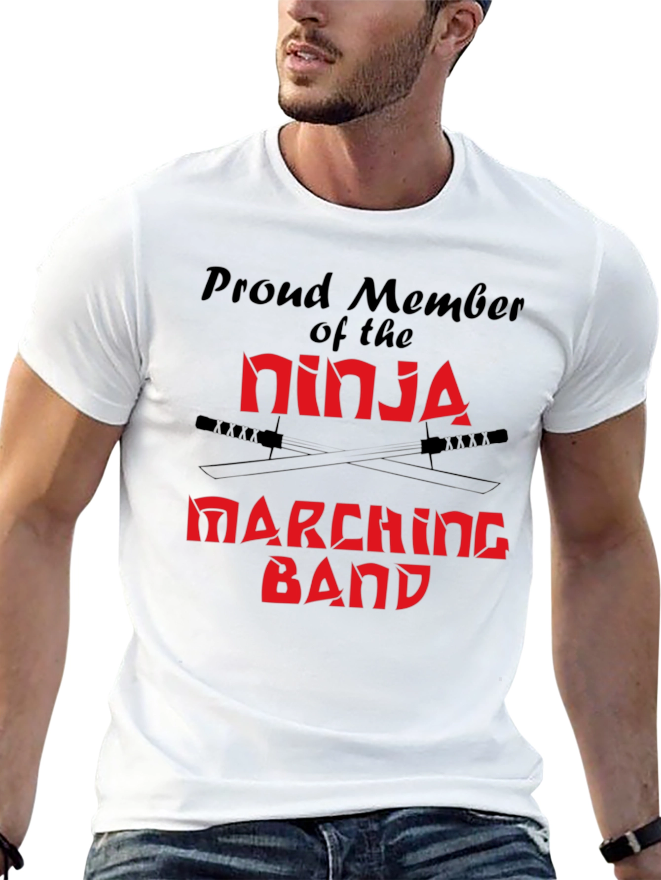 Ninja Marching Band Black T-Shirt