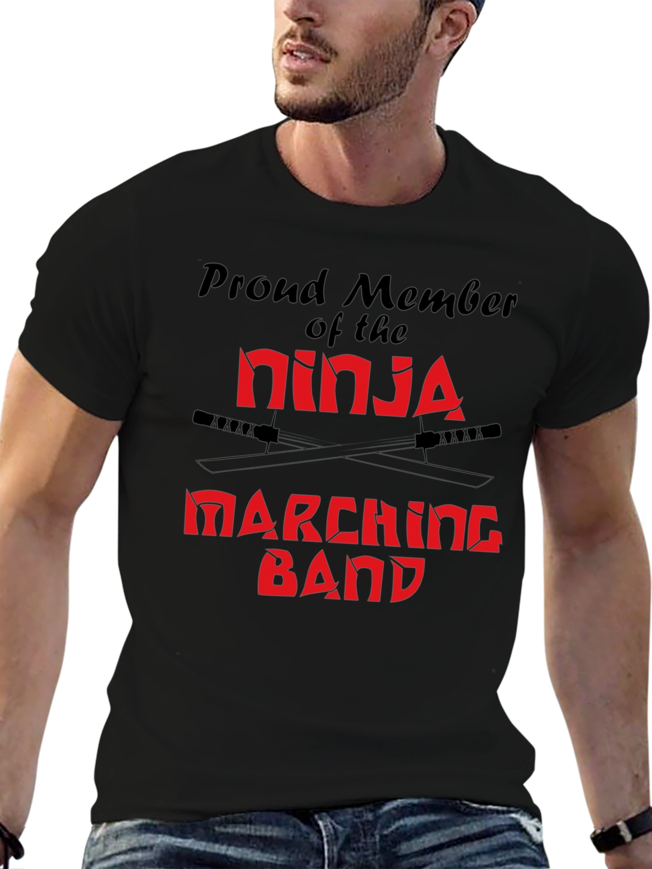 Ninja Marching Band Black T-Shirt