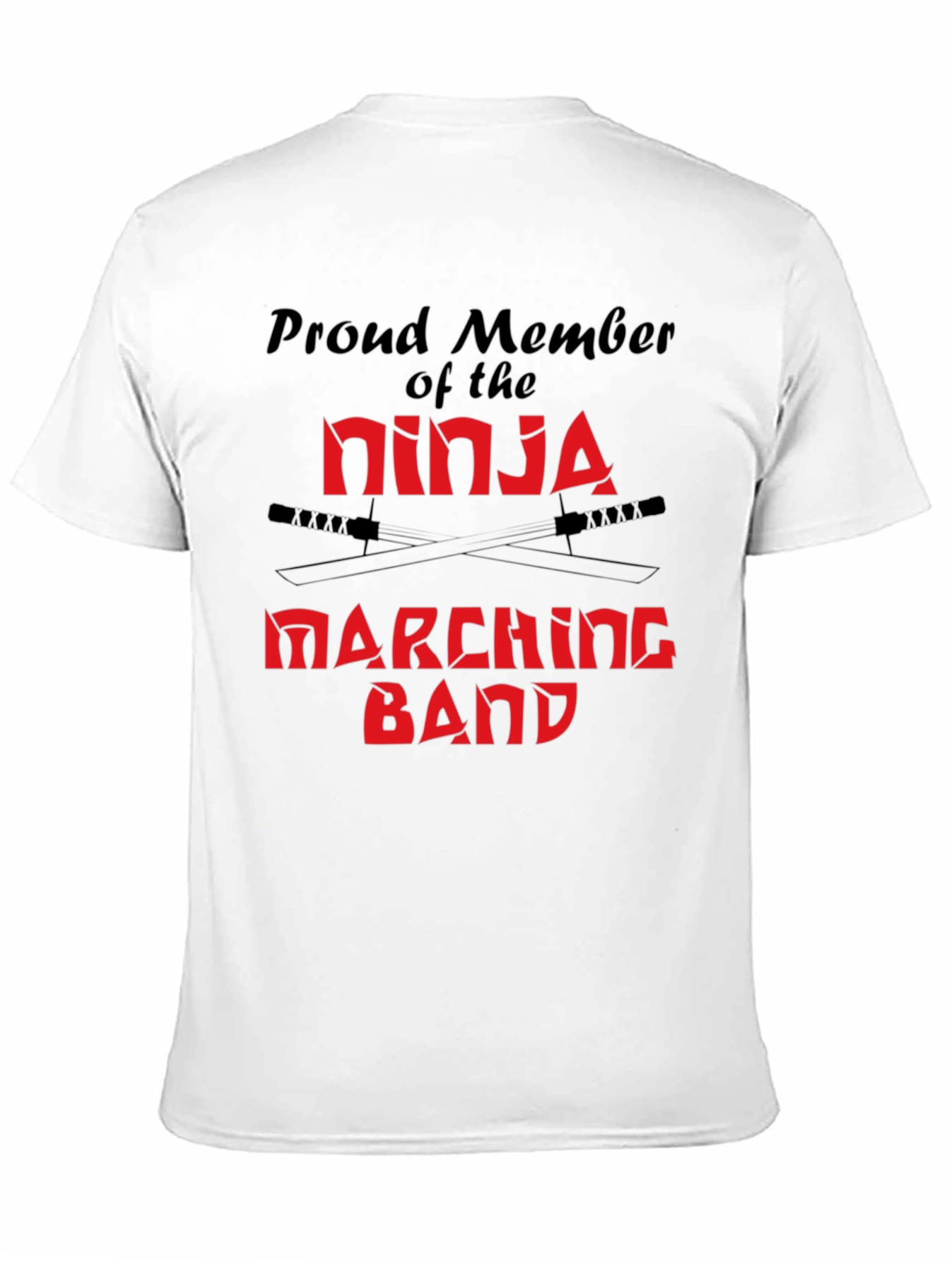 Ninja Marching Band Black T-Shirt