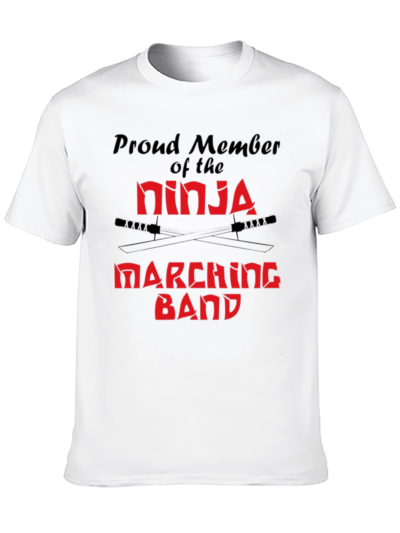 Ninja Marching Band Black T-Shirt