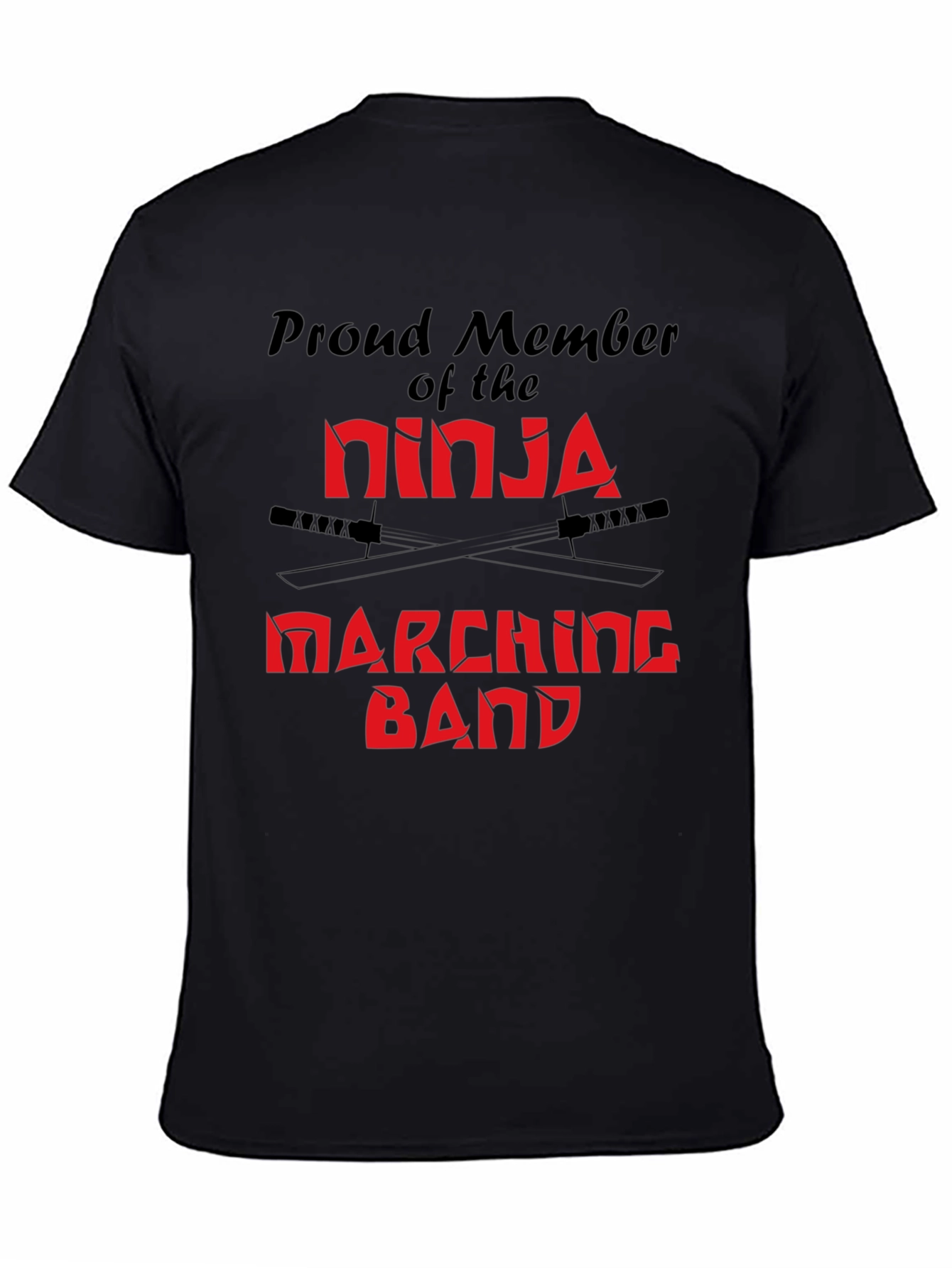 Ninja Marching Band Black T-Shirt