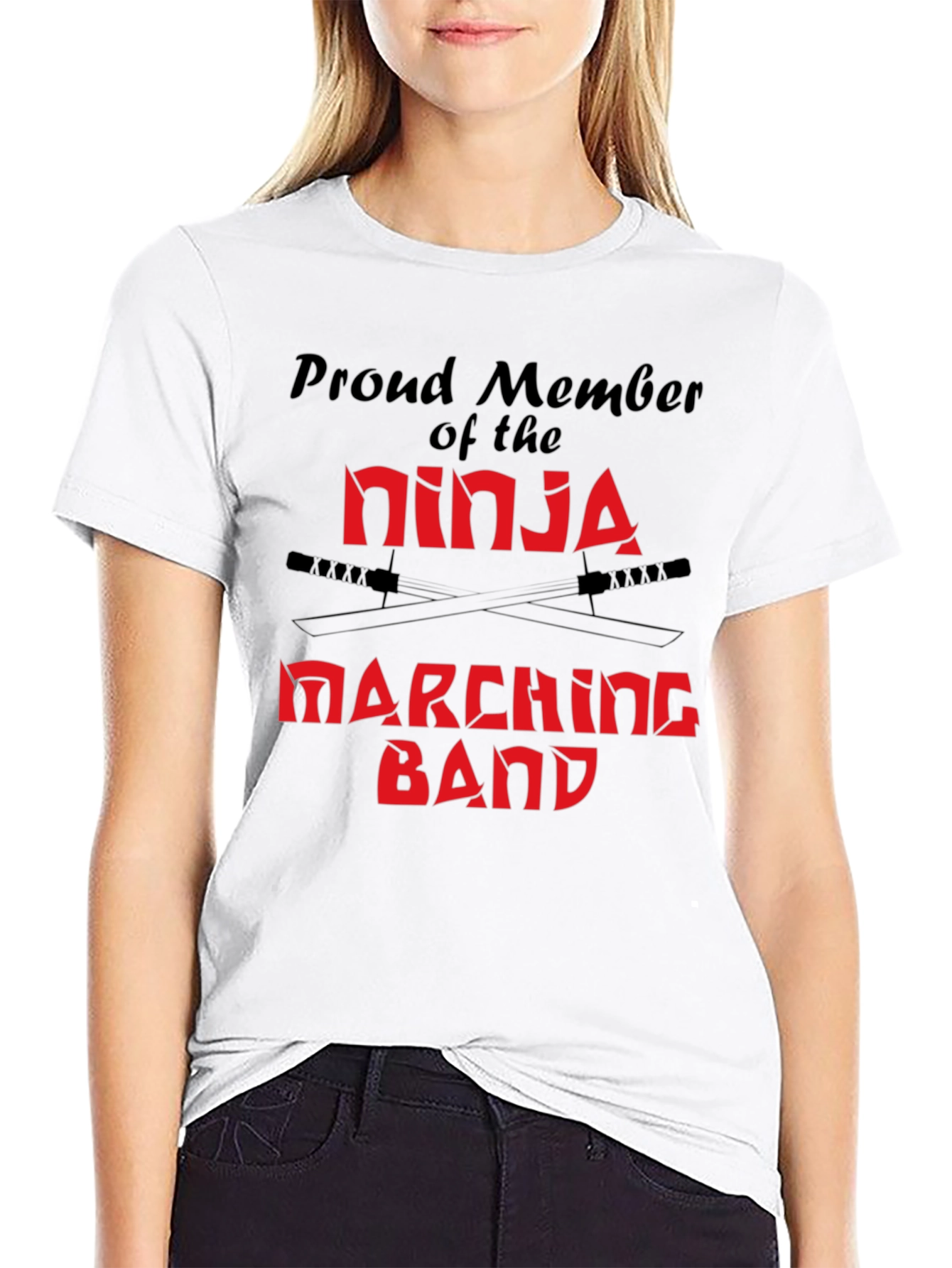 Ninja Marching Band Black T-Shirt