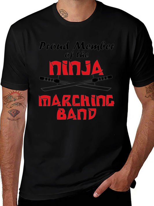 Ninja Marching Band Black T-Shirt