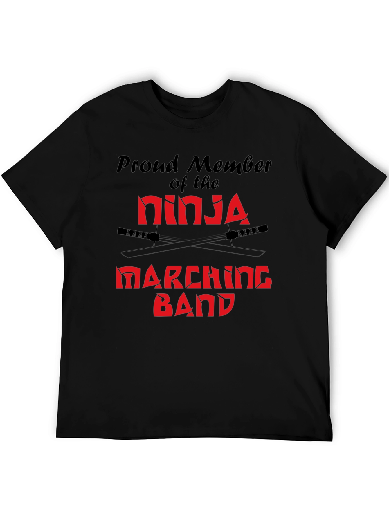 Ninja Marching Band Black T-Shirt