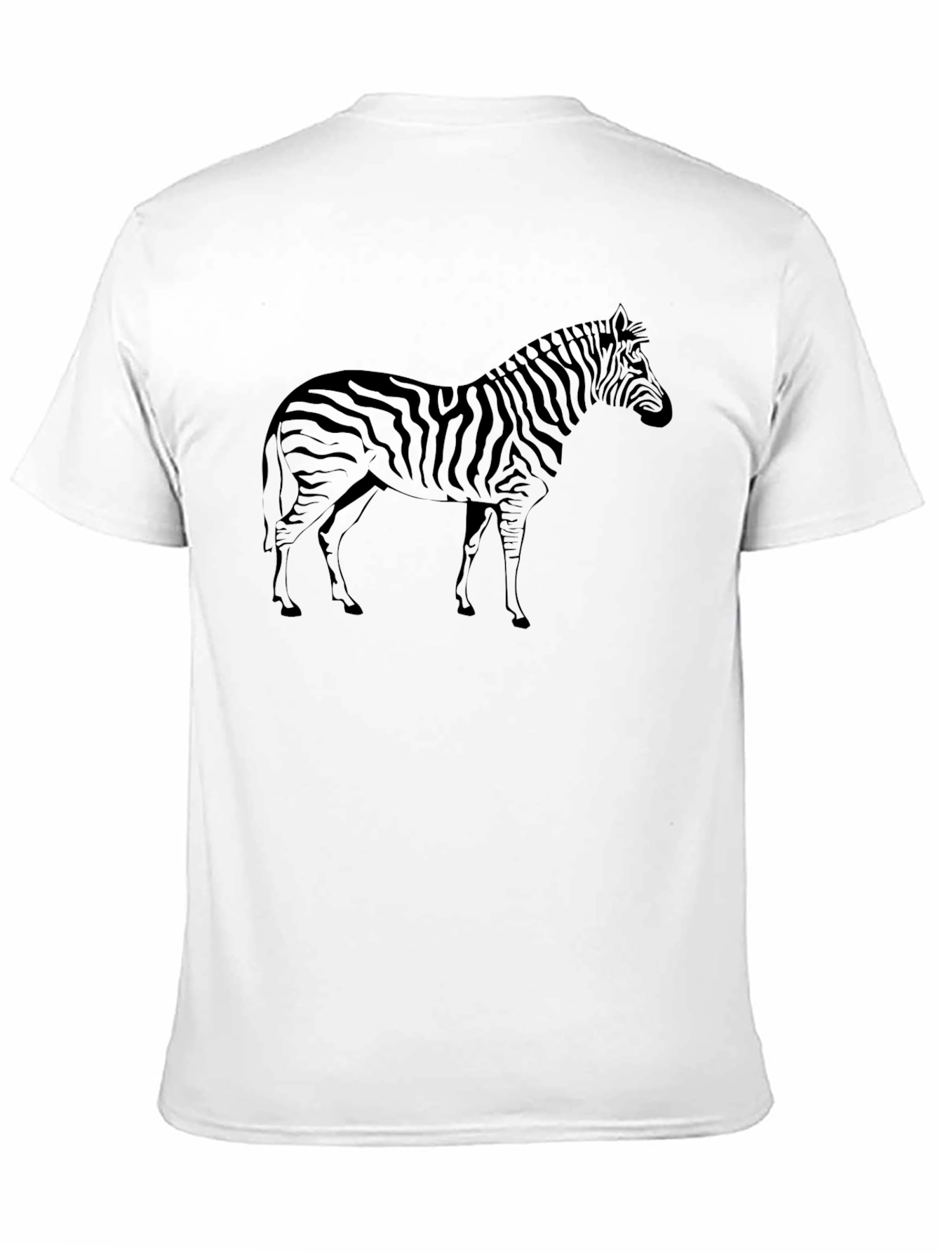Zebra Graphic Black T-Shirt